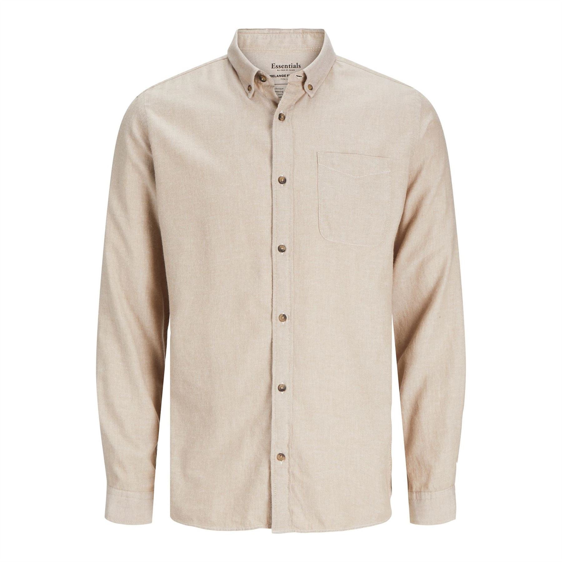 Jack and Jones Classic Regular Fit Long Sleeve Cuff Shirt