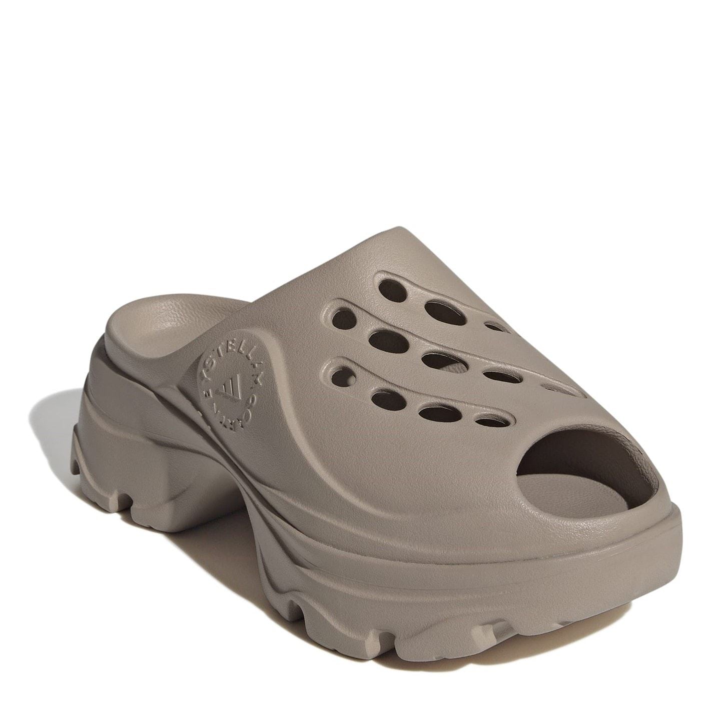 adidas Open Toe Lug Sole Slip On Shuv Clogs