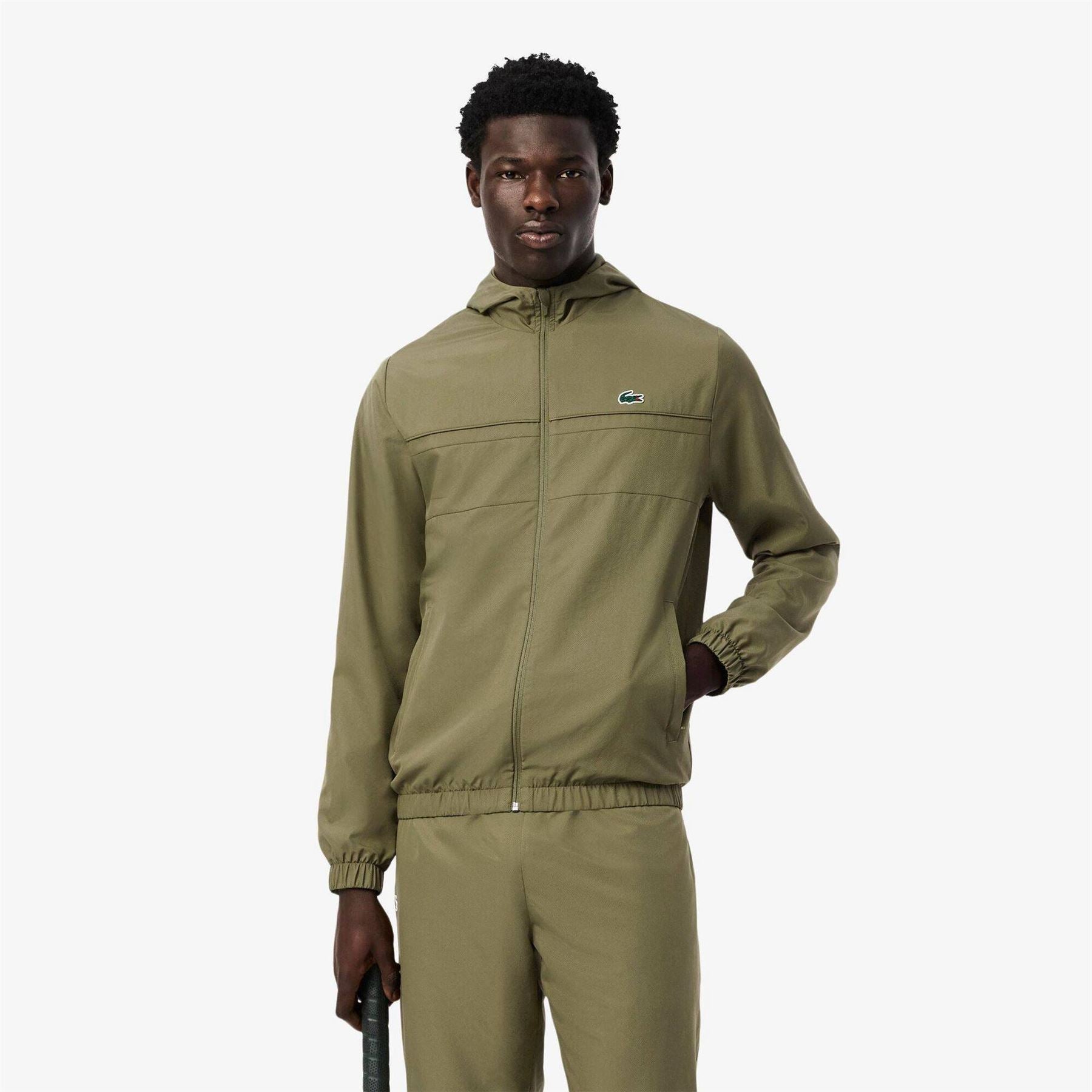 Lacoste Hooded Taffeta Sport Jacket