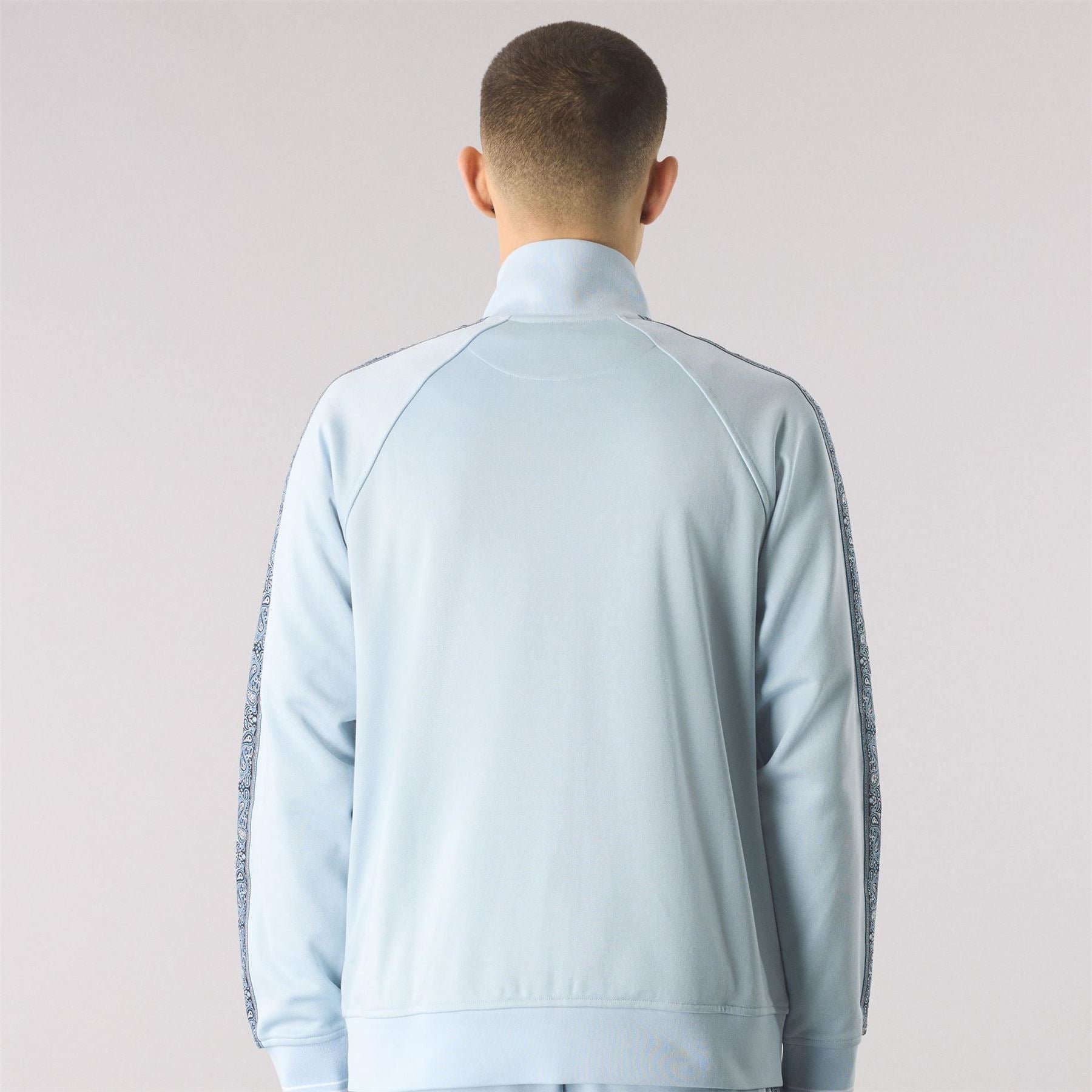 Pretty Green Mock Neck Regular Fit Athletic Top