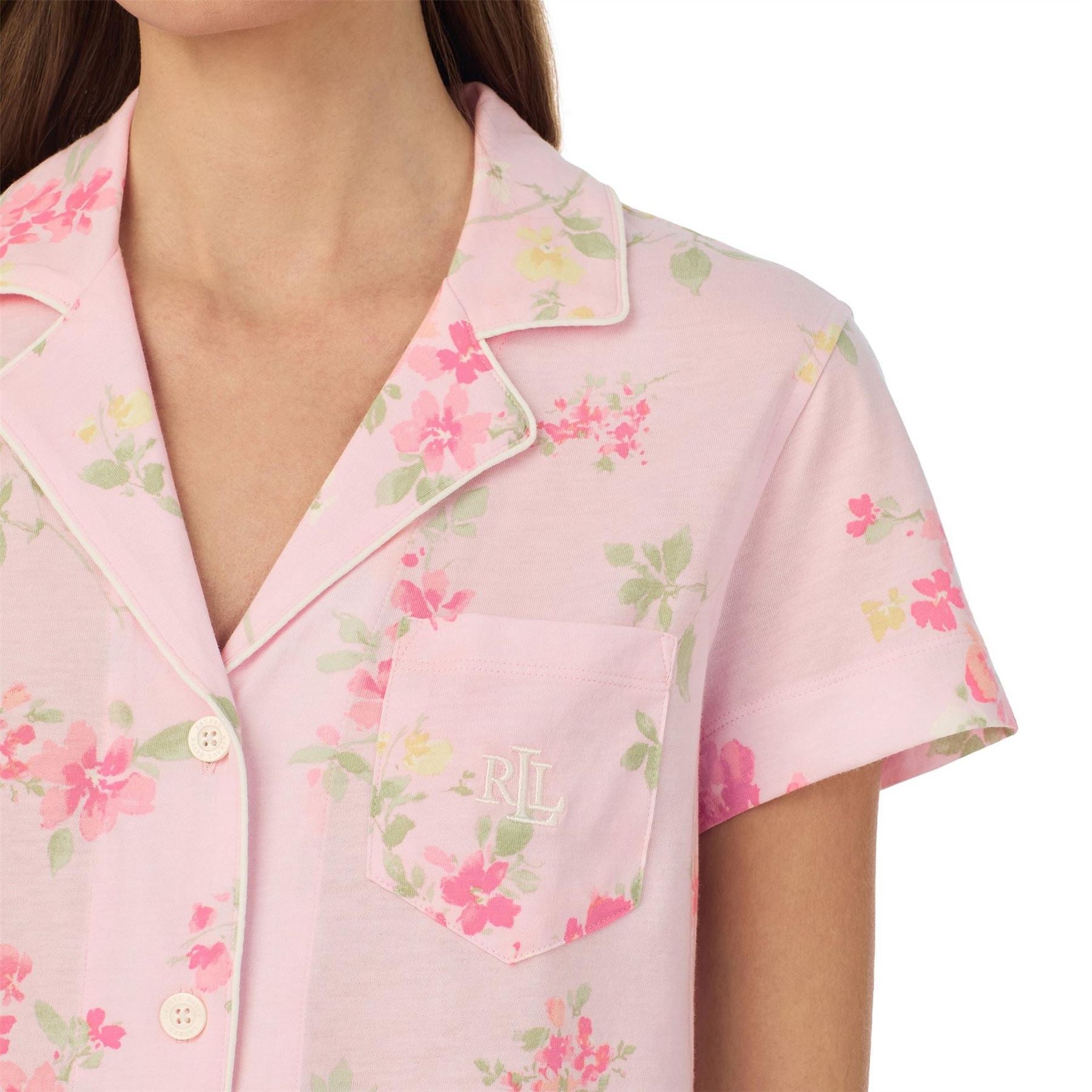 Lauren by Ralph Lauren Short Sleeve Pyjama Set
