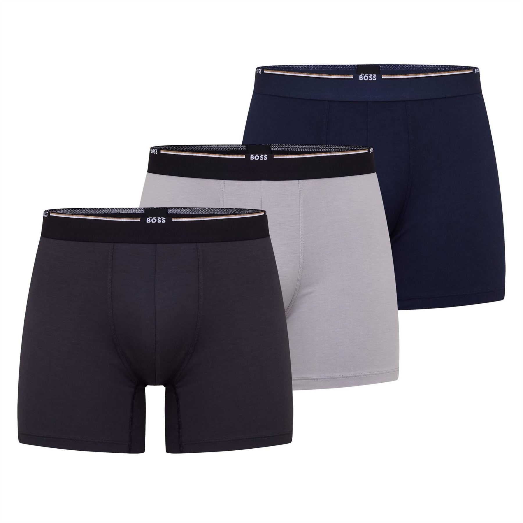 Boss 3 Pack Bamboo Boxer Shorts