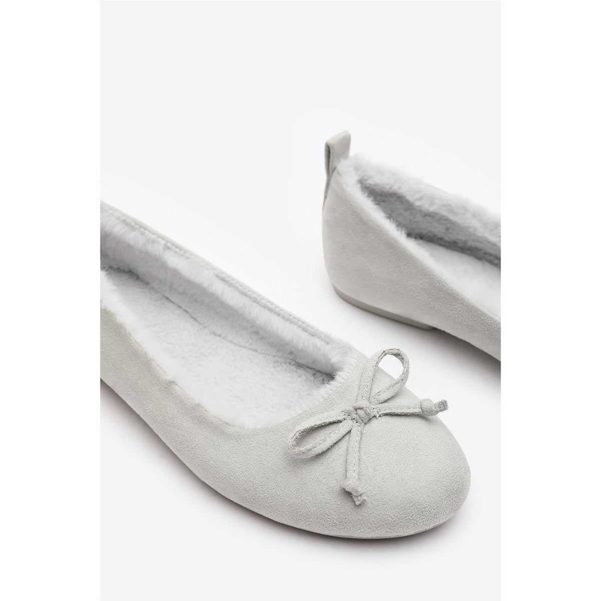 Wheres That From Solid Patterned Ballet Slippers