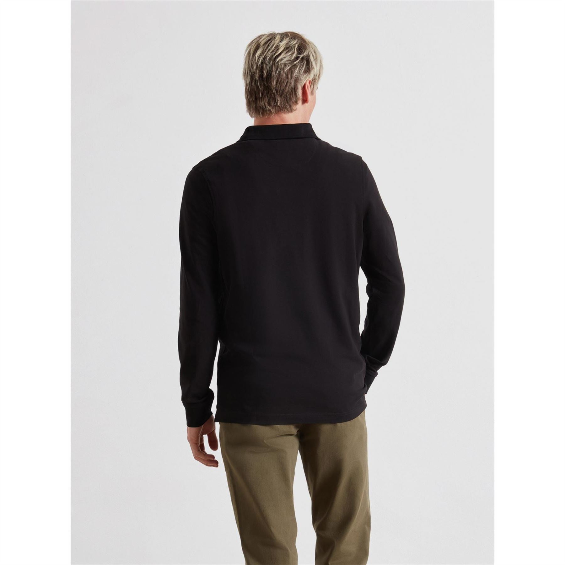 Farah Long Sleeve Regular Fit Polo Shirt
