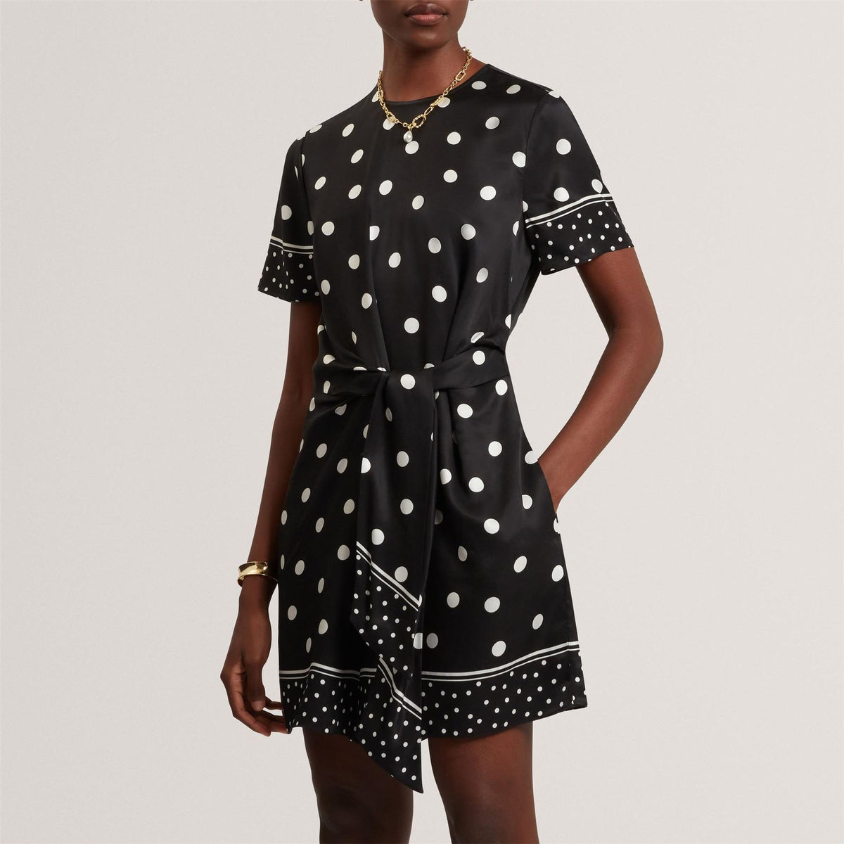 Ted Baker Polka Dot Printed Playsuit