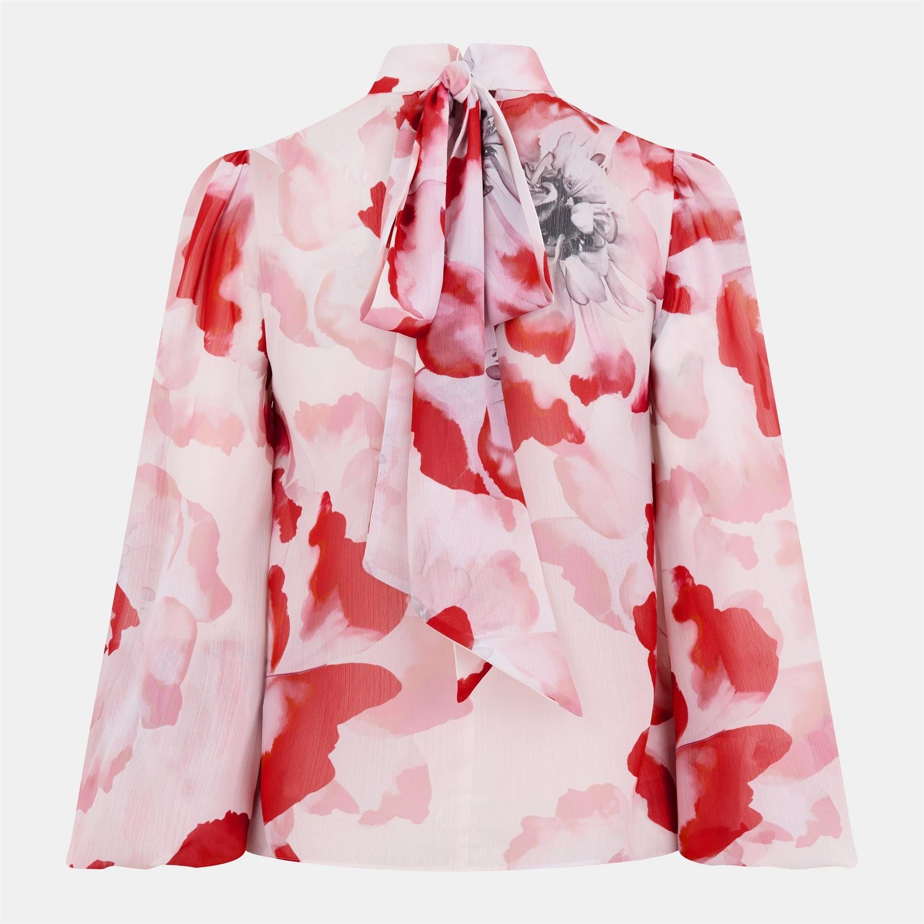 Ted Baker Relaxed Fit Balloon Sleeve High Neck Blouse