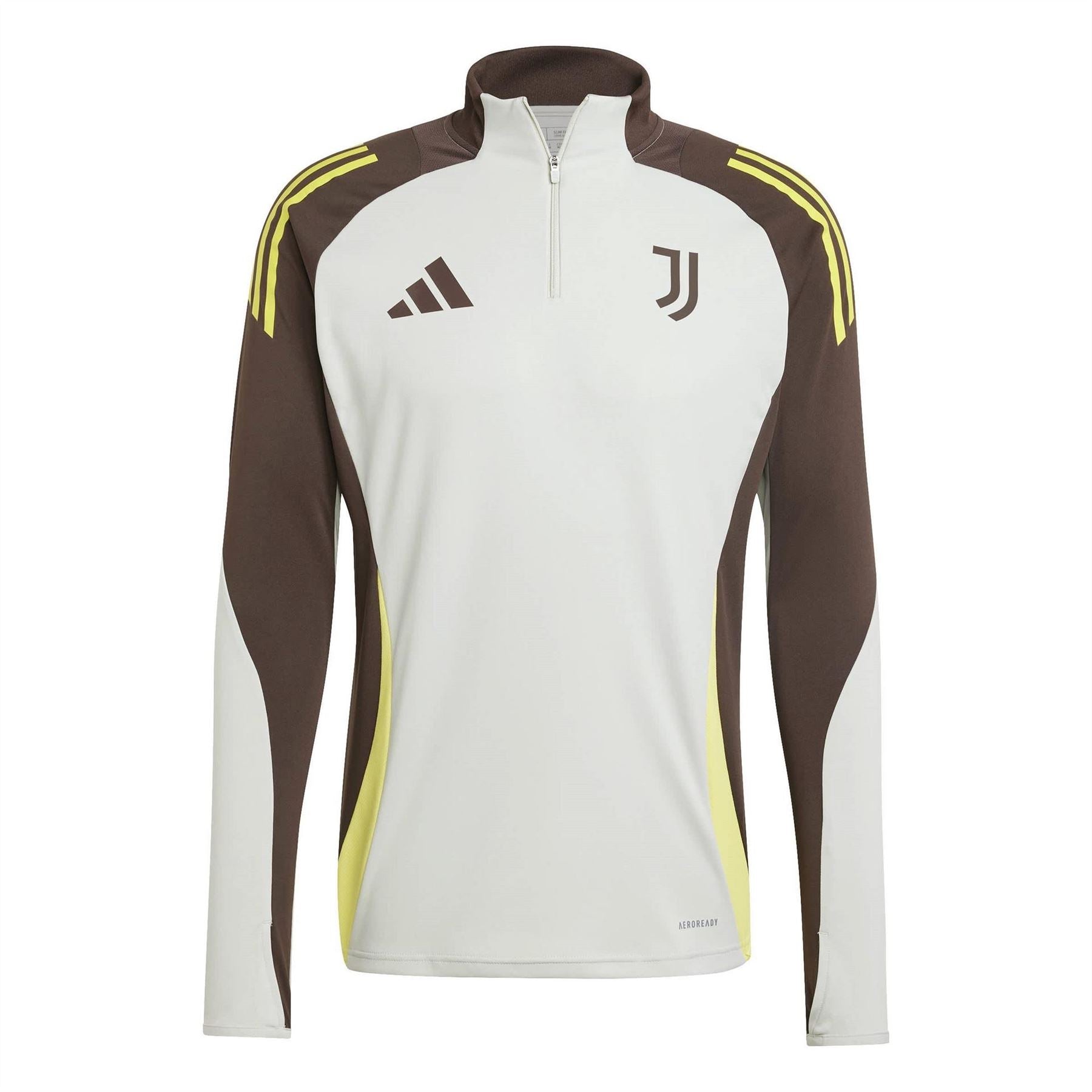 adidas Juve Funnel Neck Long Sleeve Athletic Top