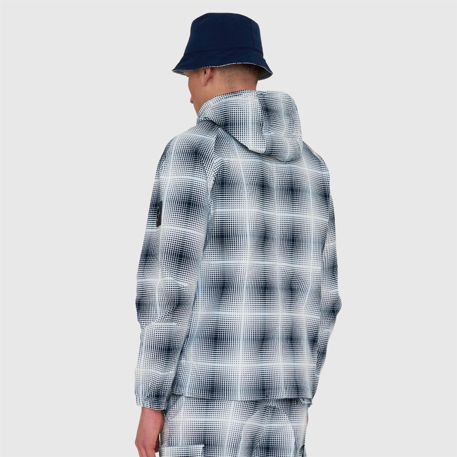 Marshall Artist Shadow Check Short Puffer Jacket