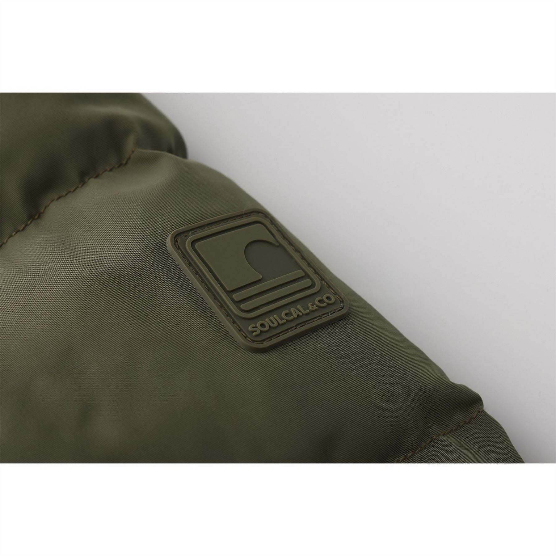 SoulCal 2 Zip Bubble Jacket For Ladies