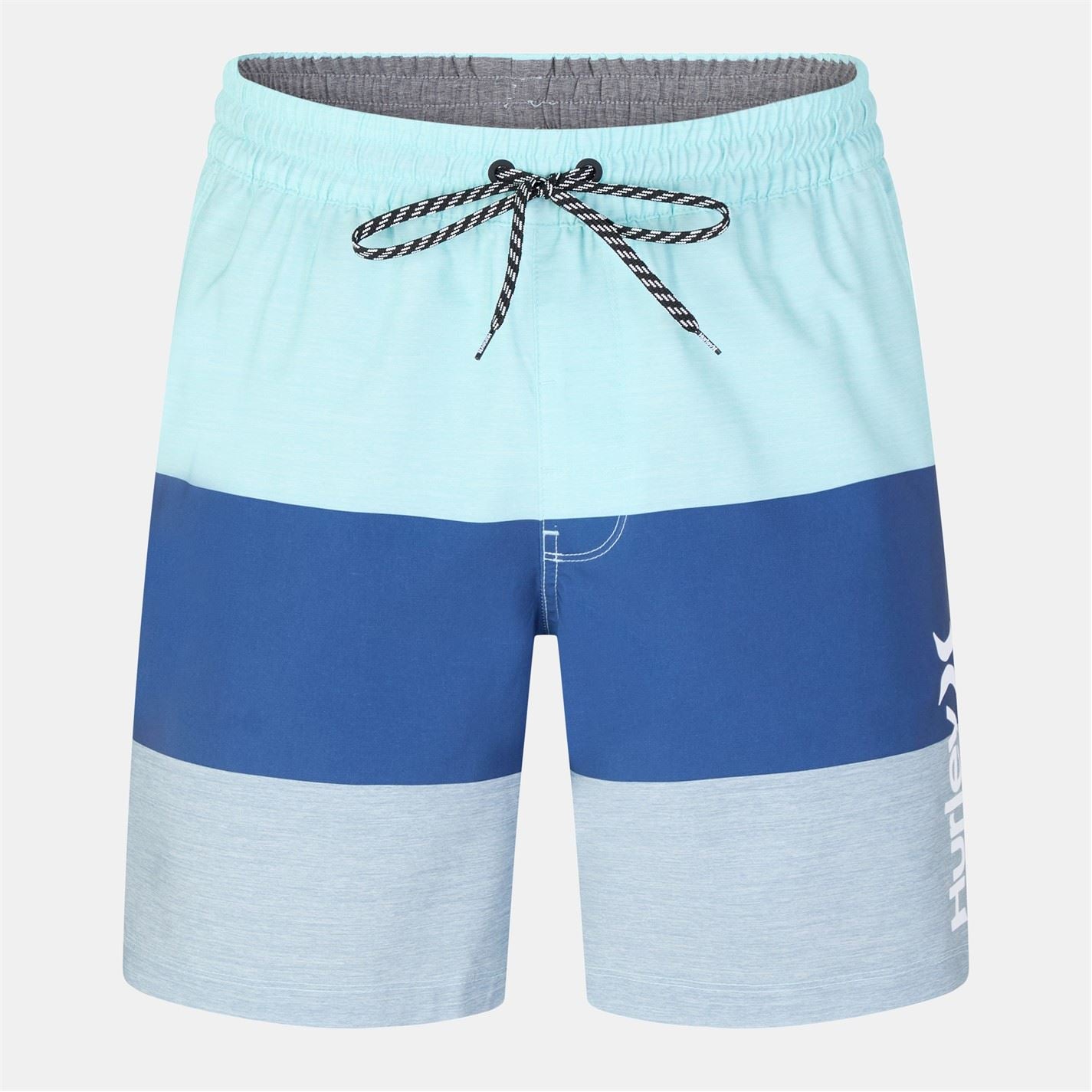 Hurley Regular Fit Horizontal Stripe Swim Shorts