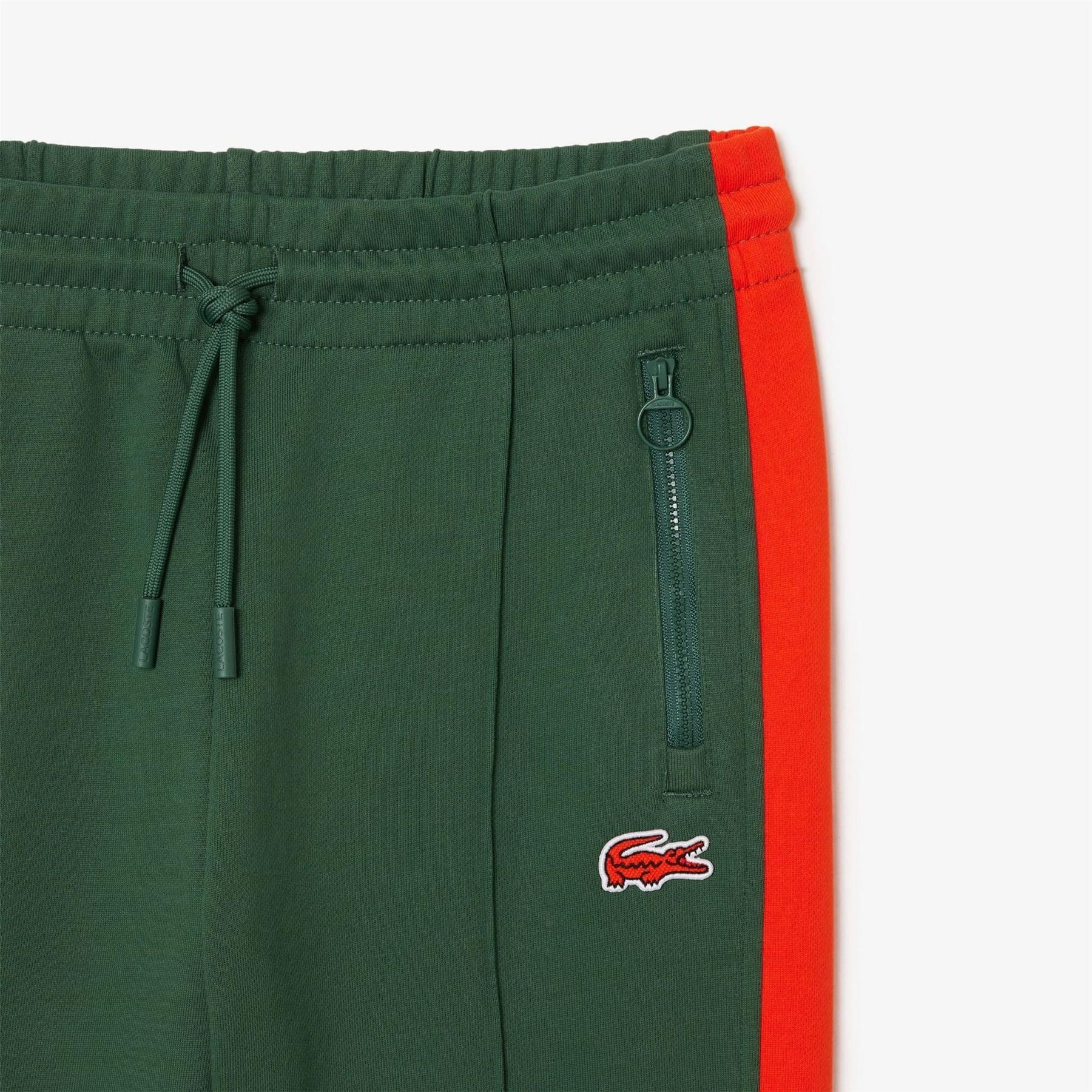 Lacoste Vertical Stripe Track Pants with Zipped Pockets