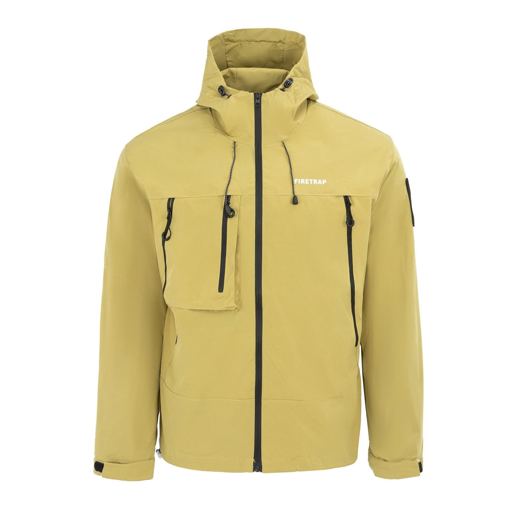 Firetrap Windproof Hooded Long Sleeve Windbreaker