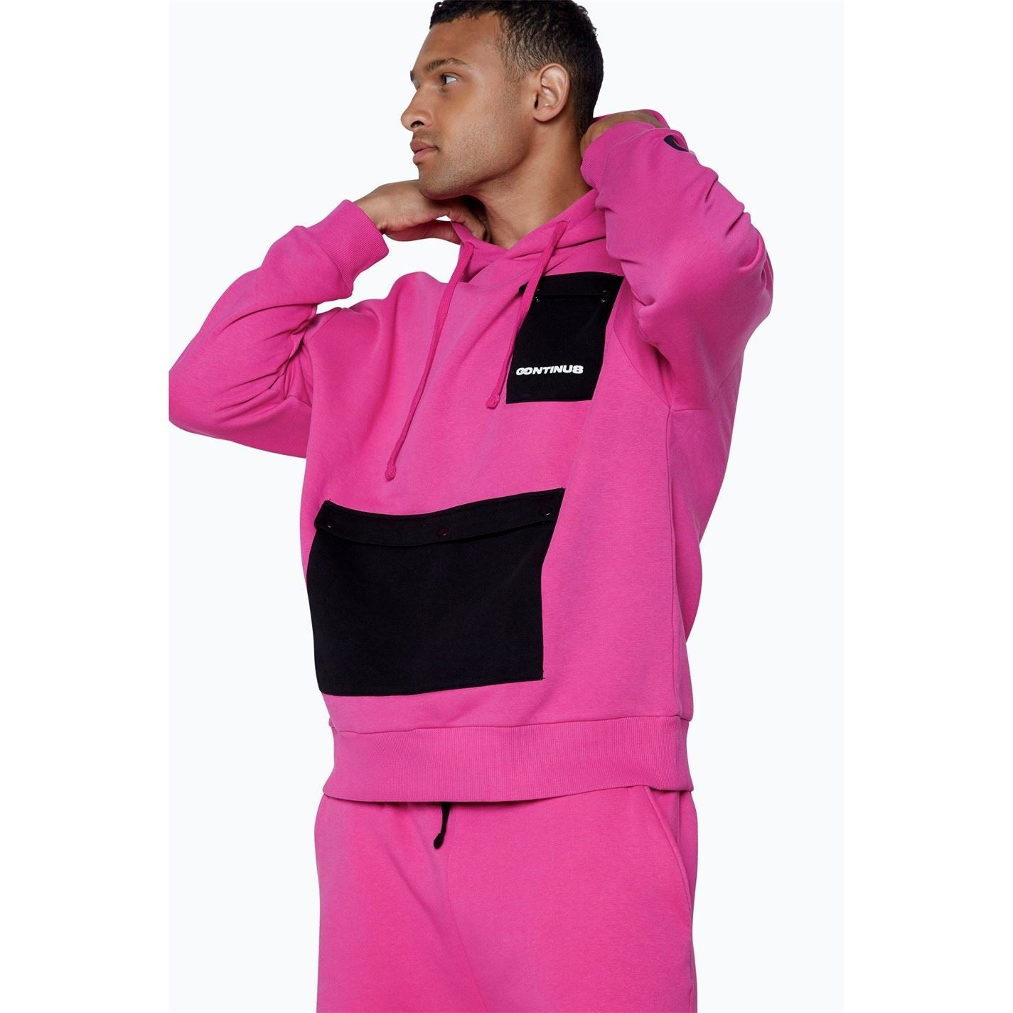 Hype Hooded Cargo Pocket Sweatshirt