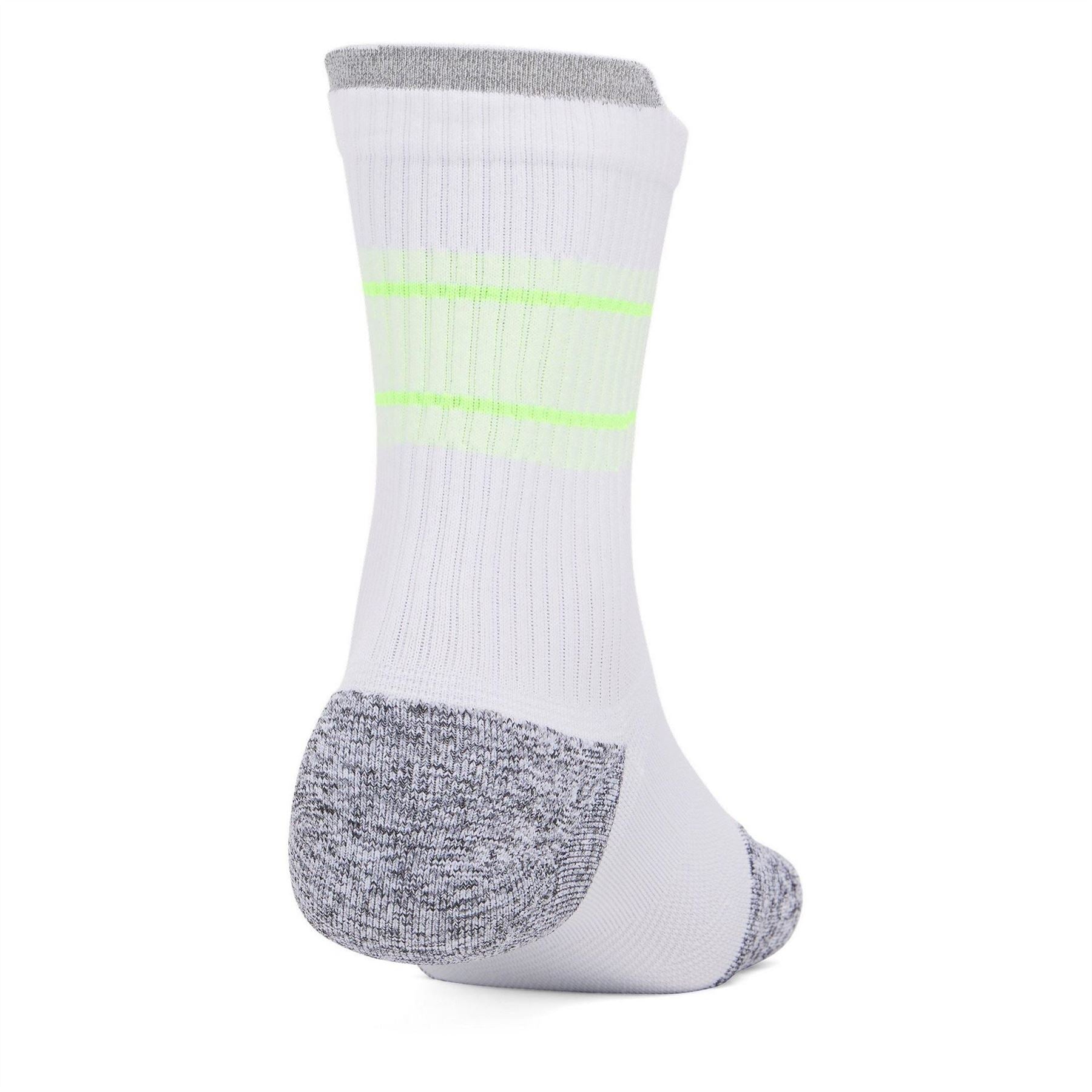 Under Armour Mens Armour Ua Ad Run Cushion 3pk Crew Sock