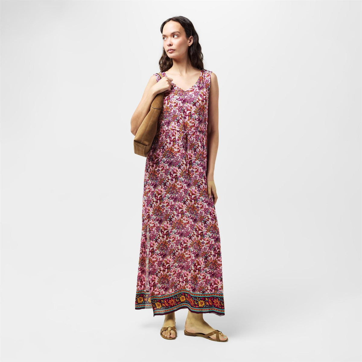 Vero Moda Anna V-Neck Sleeveless Maxi Dress
