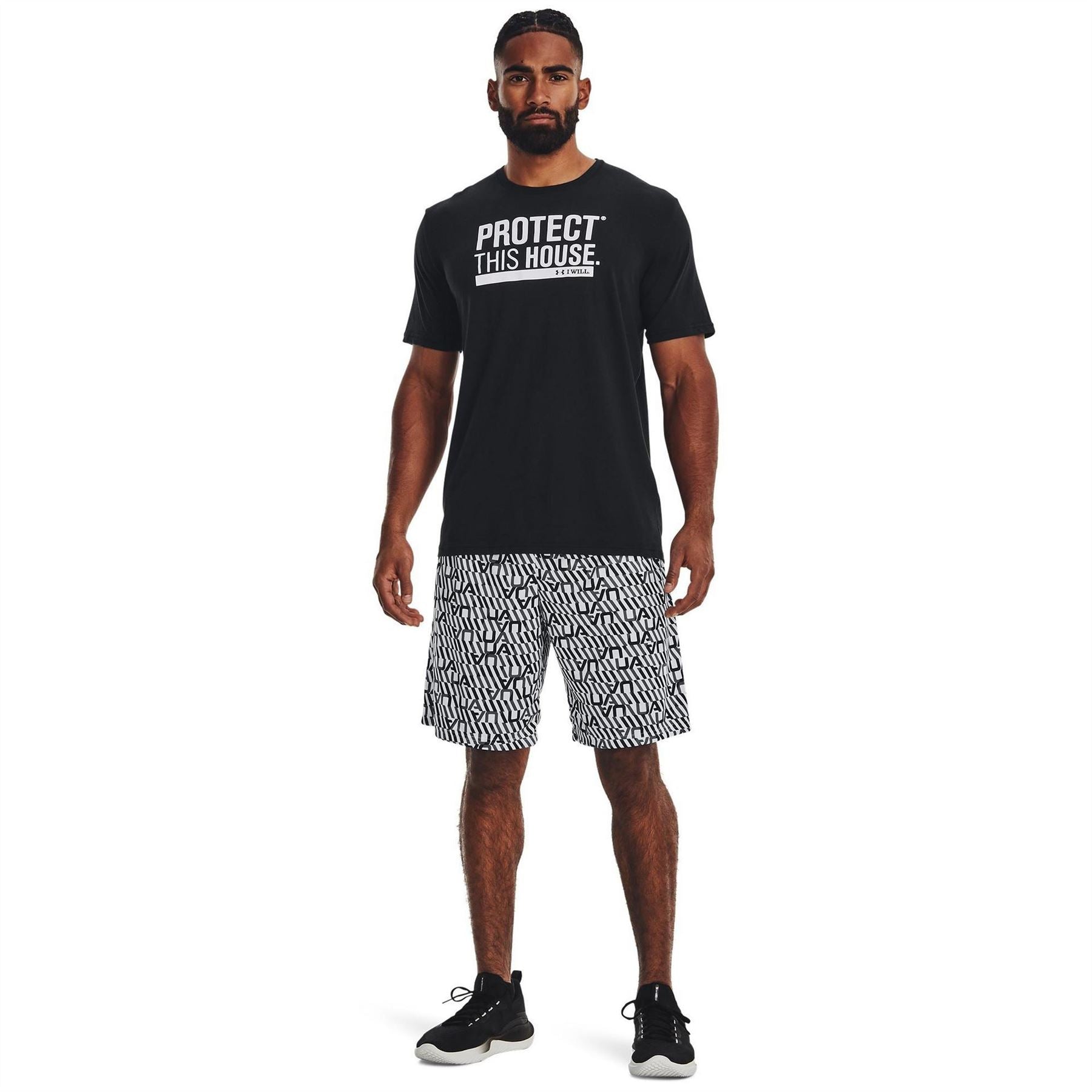 Under Armour Protect This House Short Sleeve Performance Gym Top