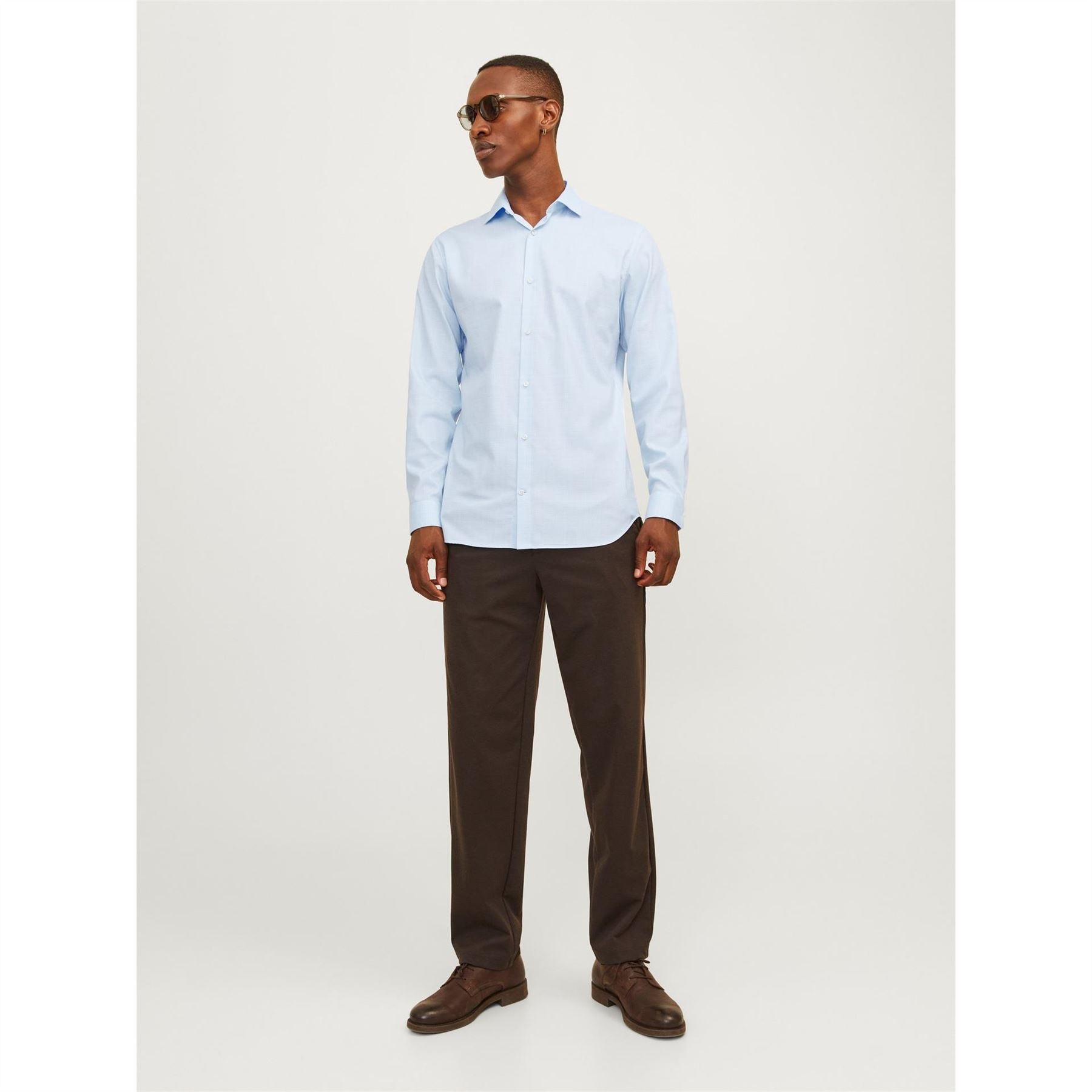 Jack and Jones Parker Regular Fit Long Sleeve Cuff Shirt