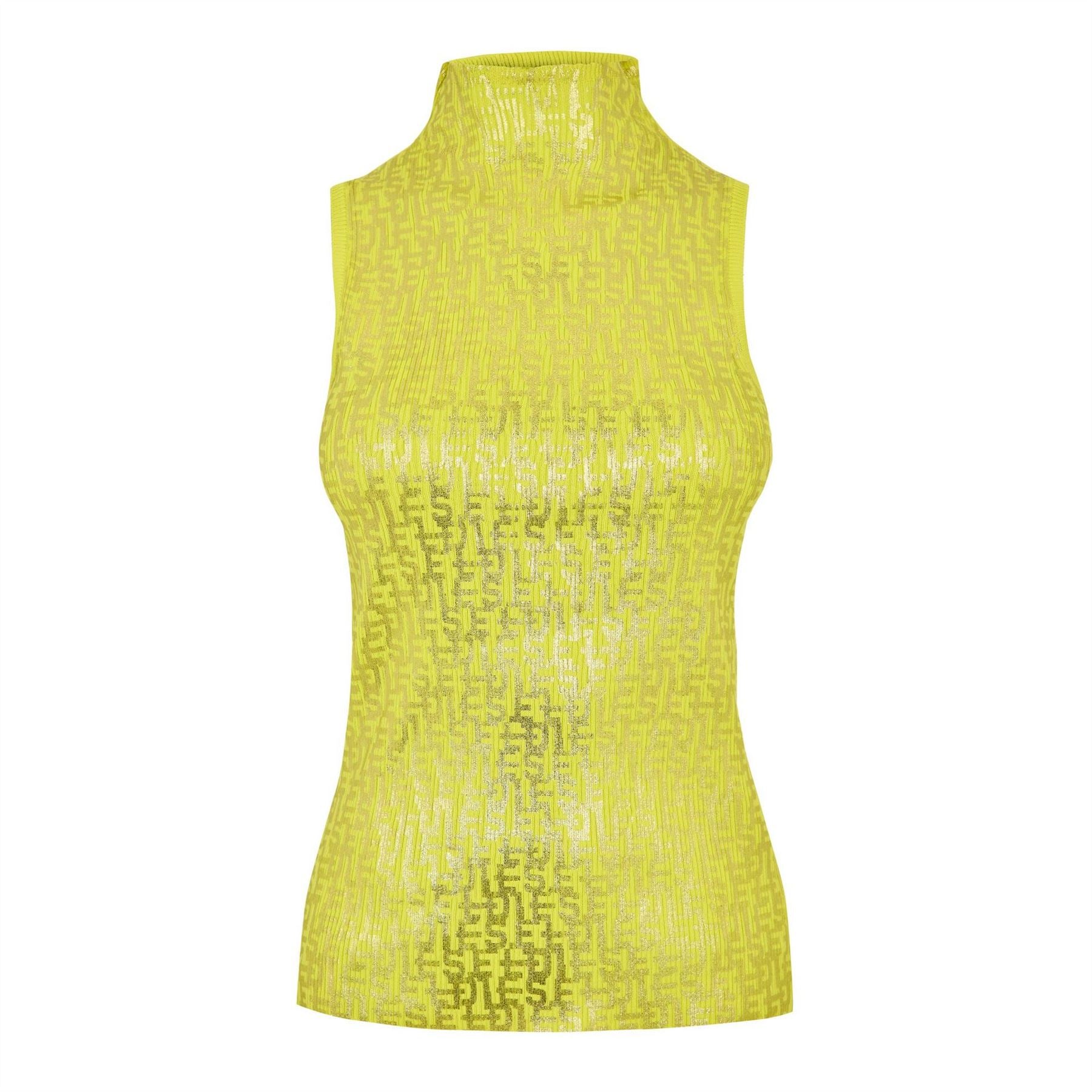 Diesel Mock Neck Sleeveless Shell Tank