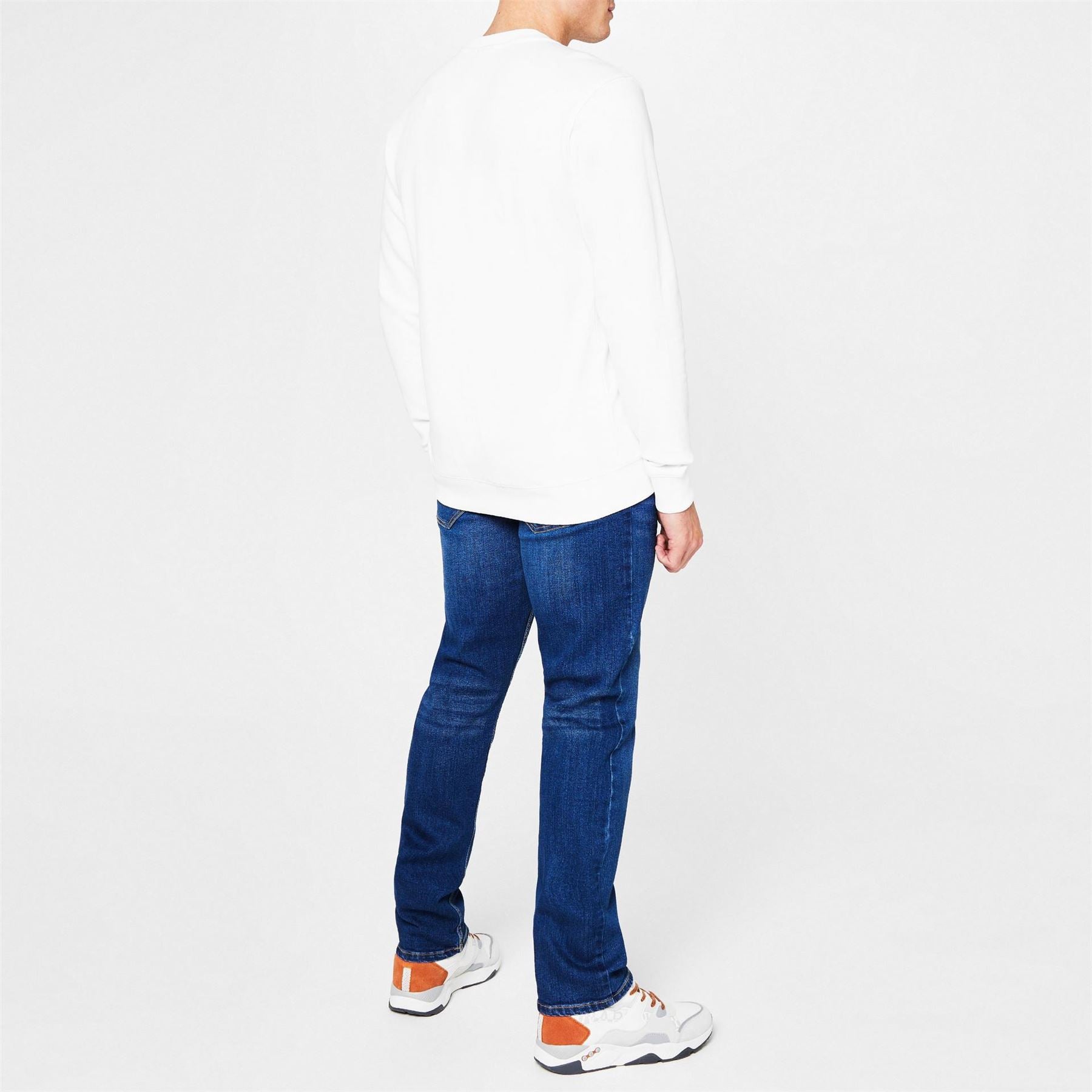 Lee Cooper Mens Belted Jeans