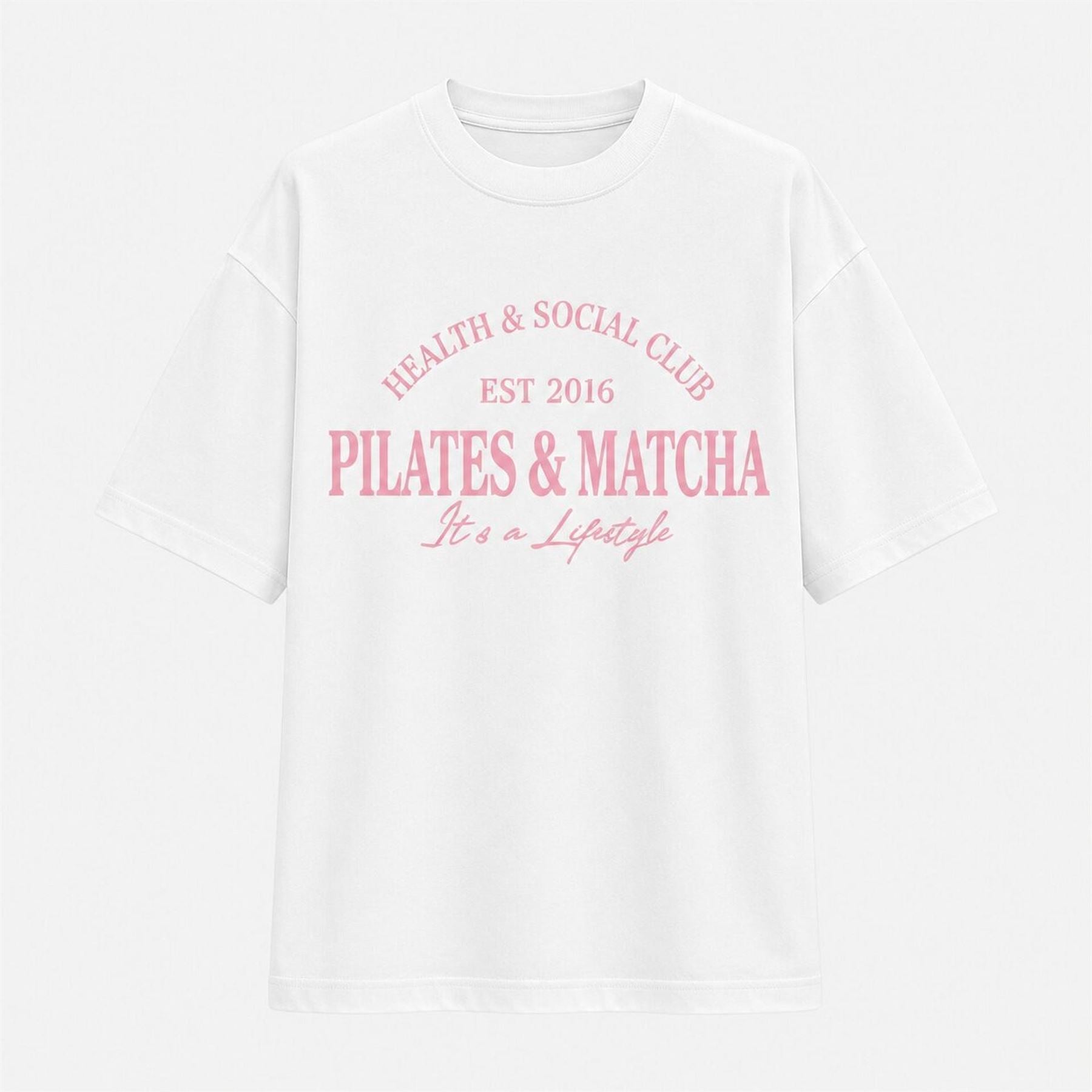 I Saw It First Pilates Graphic Oversized T-Shirt