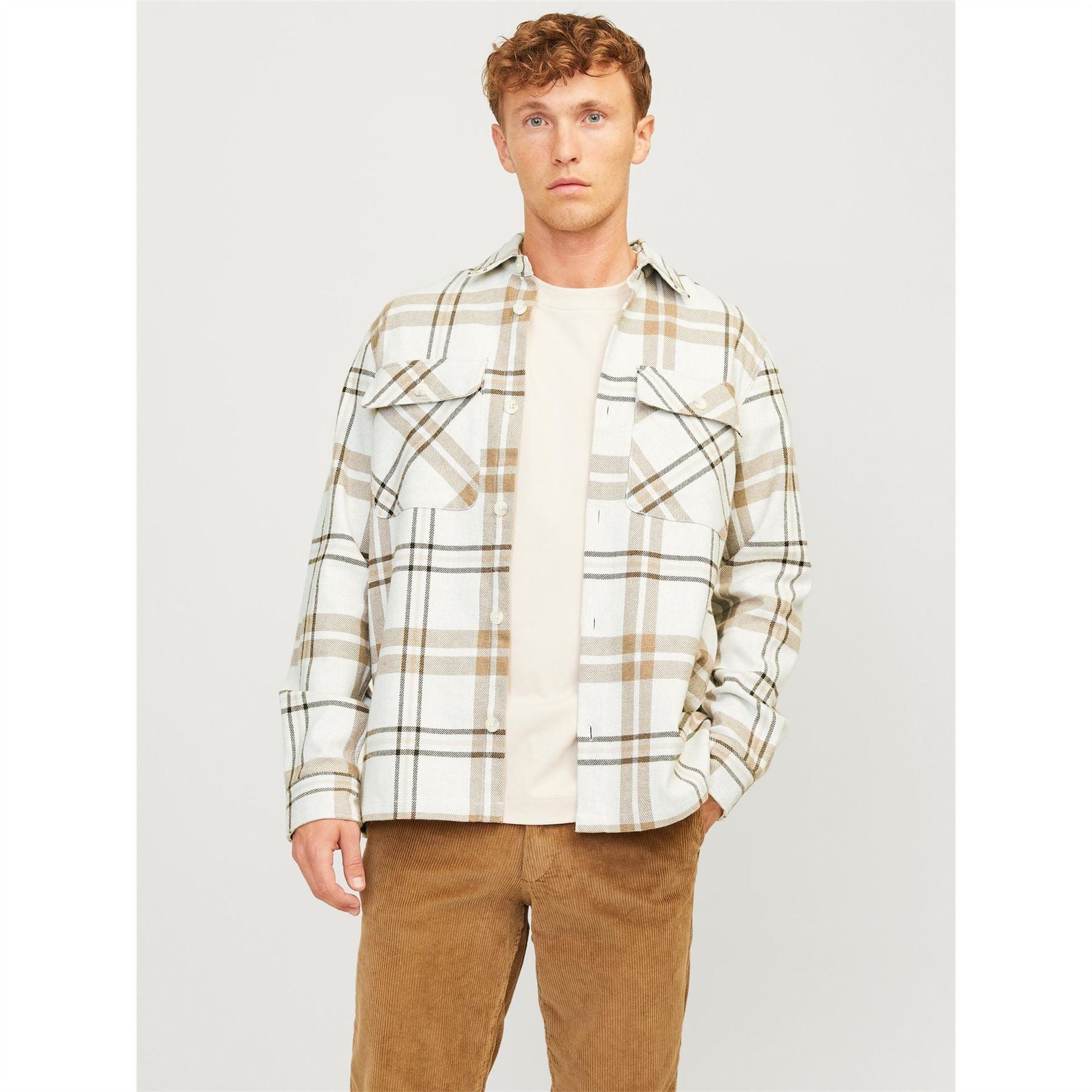 Jack and Jones Raymond Regular Fit Long Sleeve Cuff Shirt