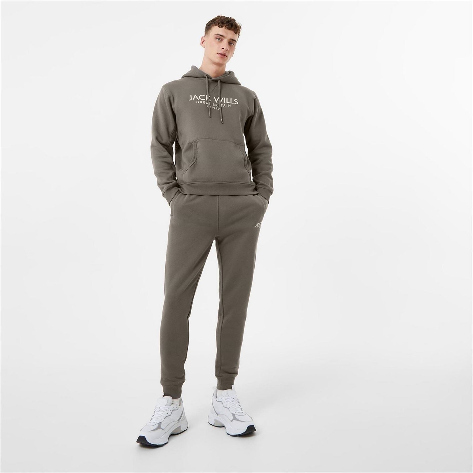 Jack Wills Batsford Graphic Logo Hoodie