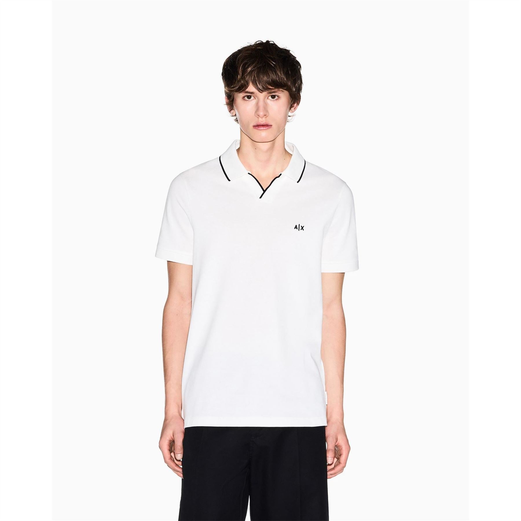 Armani Exchange Short Sleeve Polo Shirt
