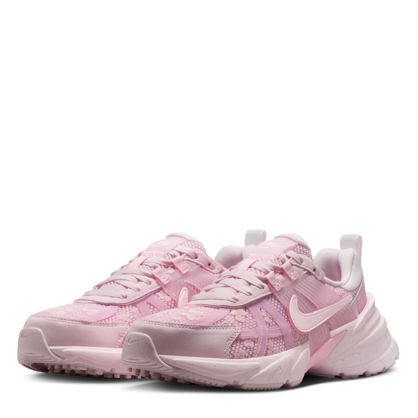 Nike V2K Floral Patterned Low Top Sneakers