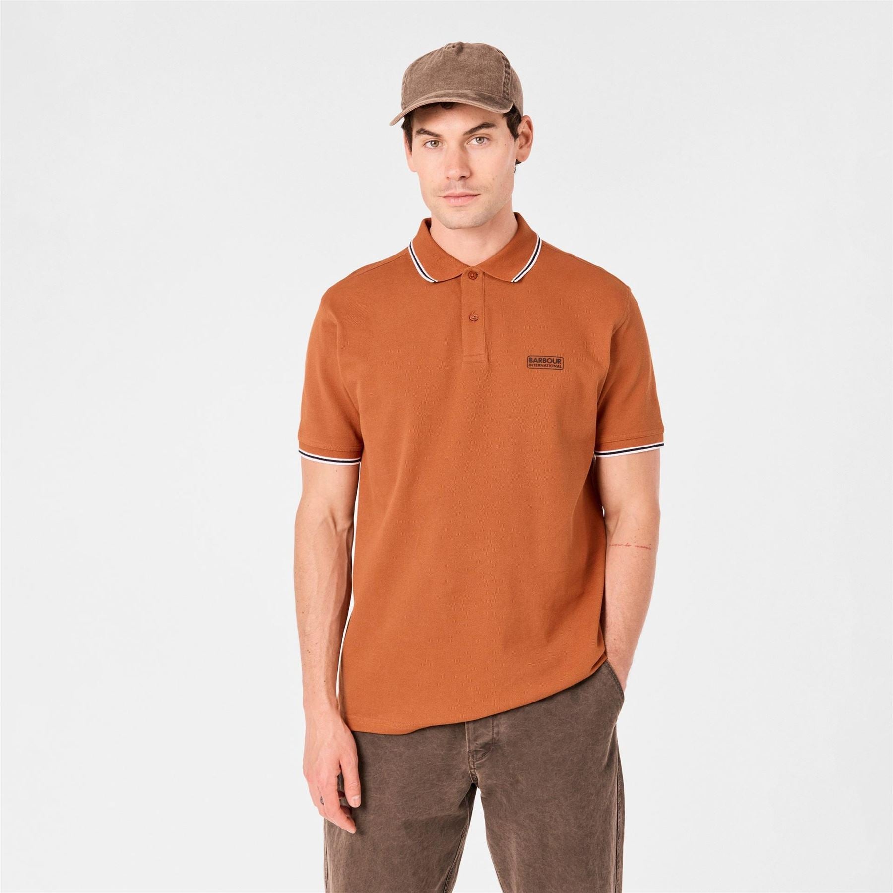 Barbour International Tipped Short Sleeve Polo Shirt
