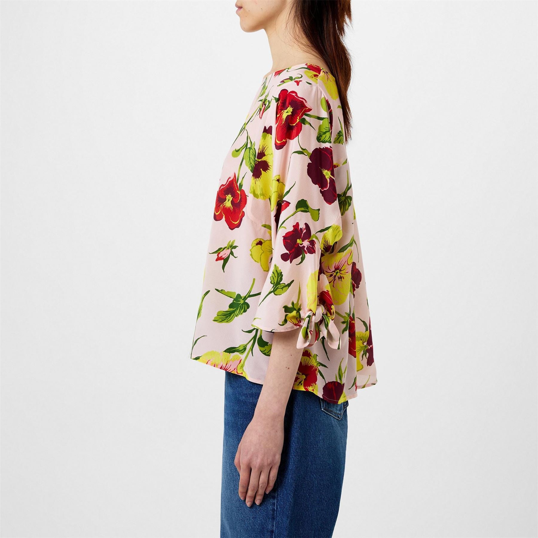 Weekend Max Mara Pomposa Floral Long Sleeve Patterned Shirt