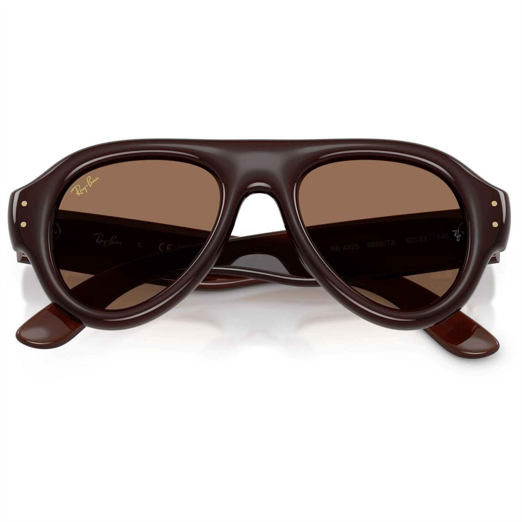 Ray-Ban Pilot Puffer Round Sunglasses