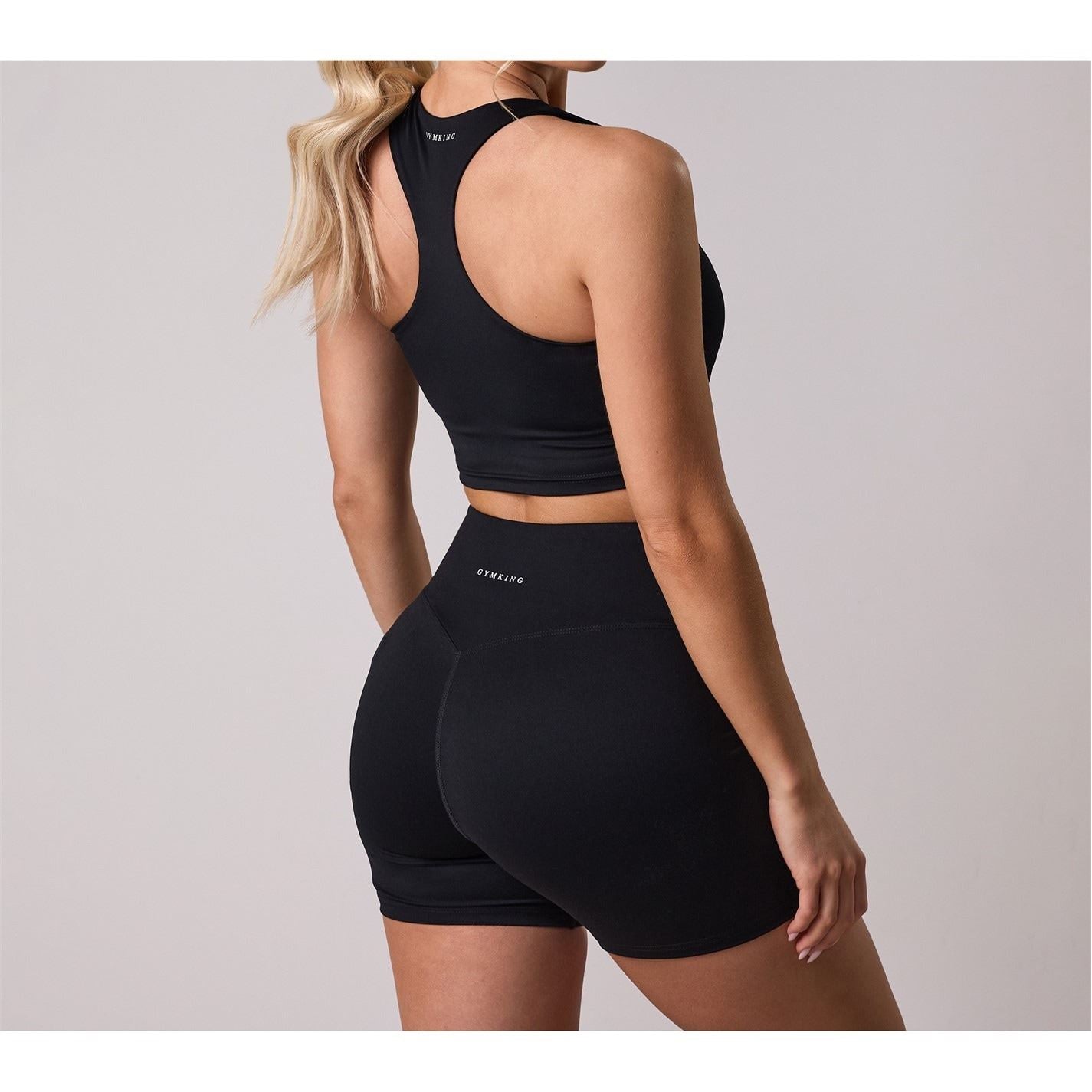 Gym King 365 Timmy V-Neck Cropped Slim Fit Tank