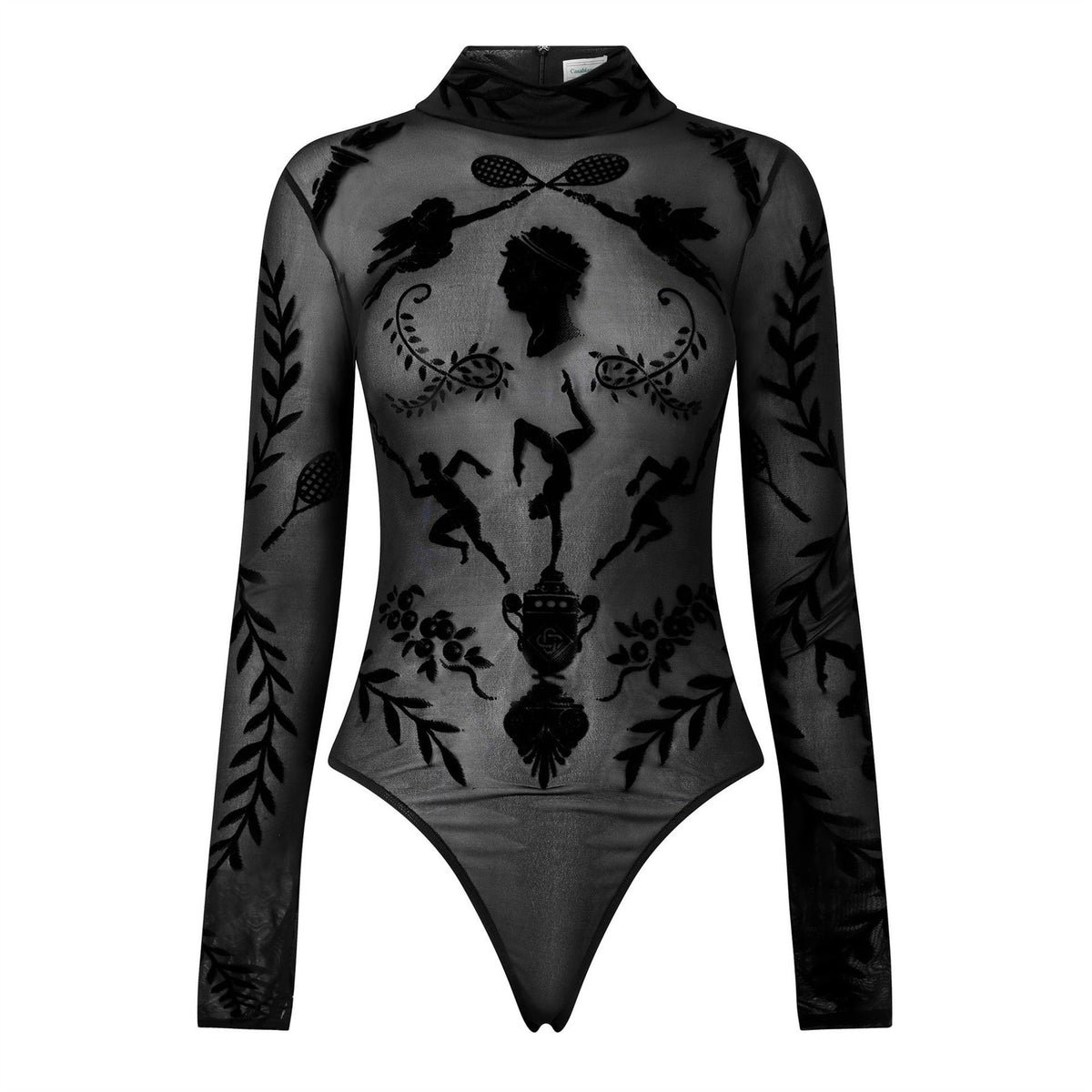Casablanca Devore Bodysuit
