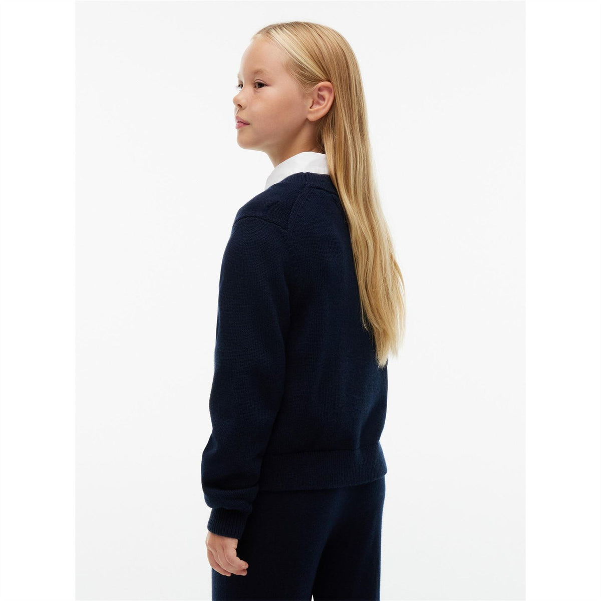 Tommy Hilfiger Flag Cotton Long Sleeve Crew Neck Jumper