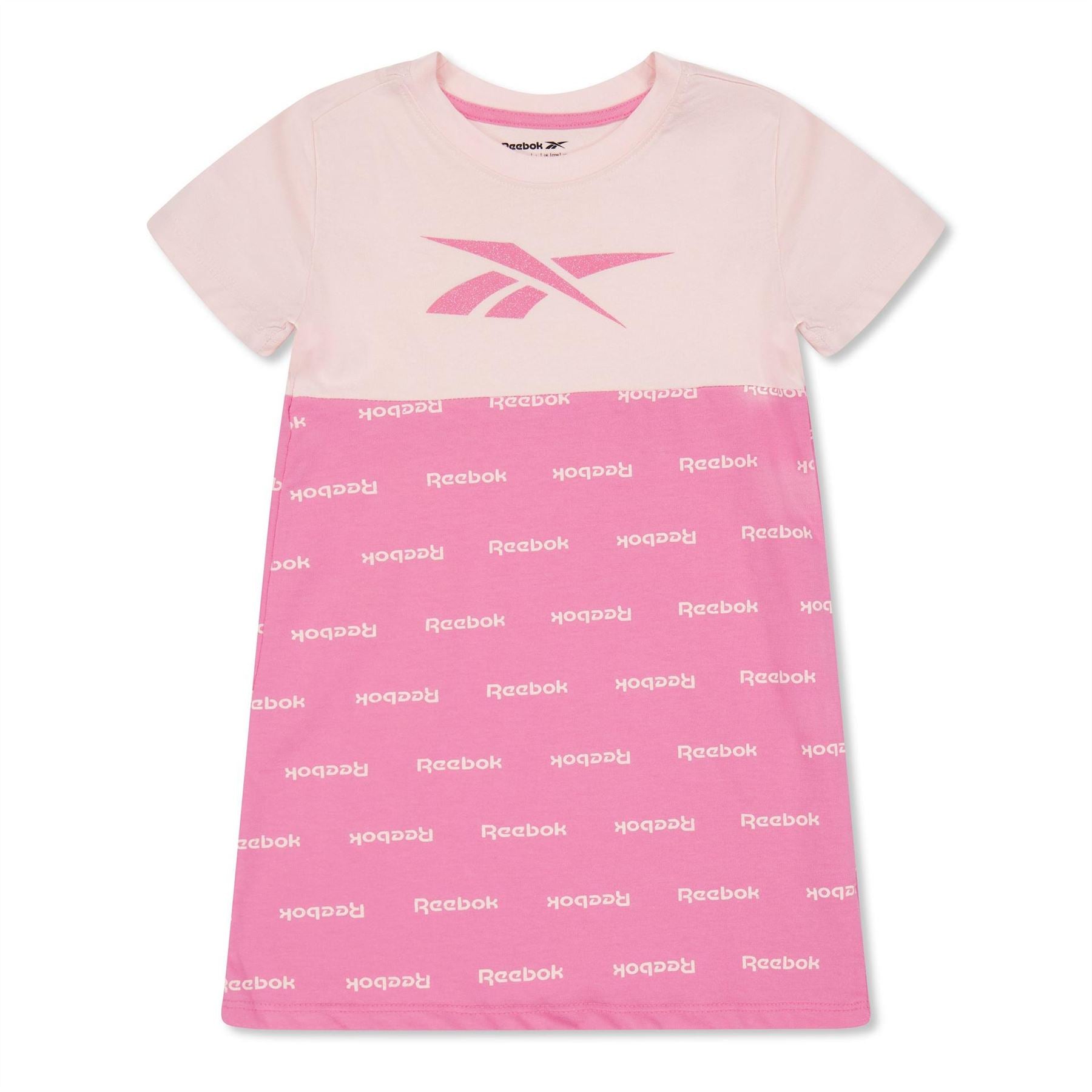 Reebok All Over Print Block T-Shirt Dress