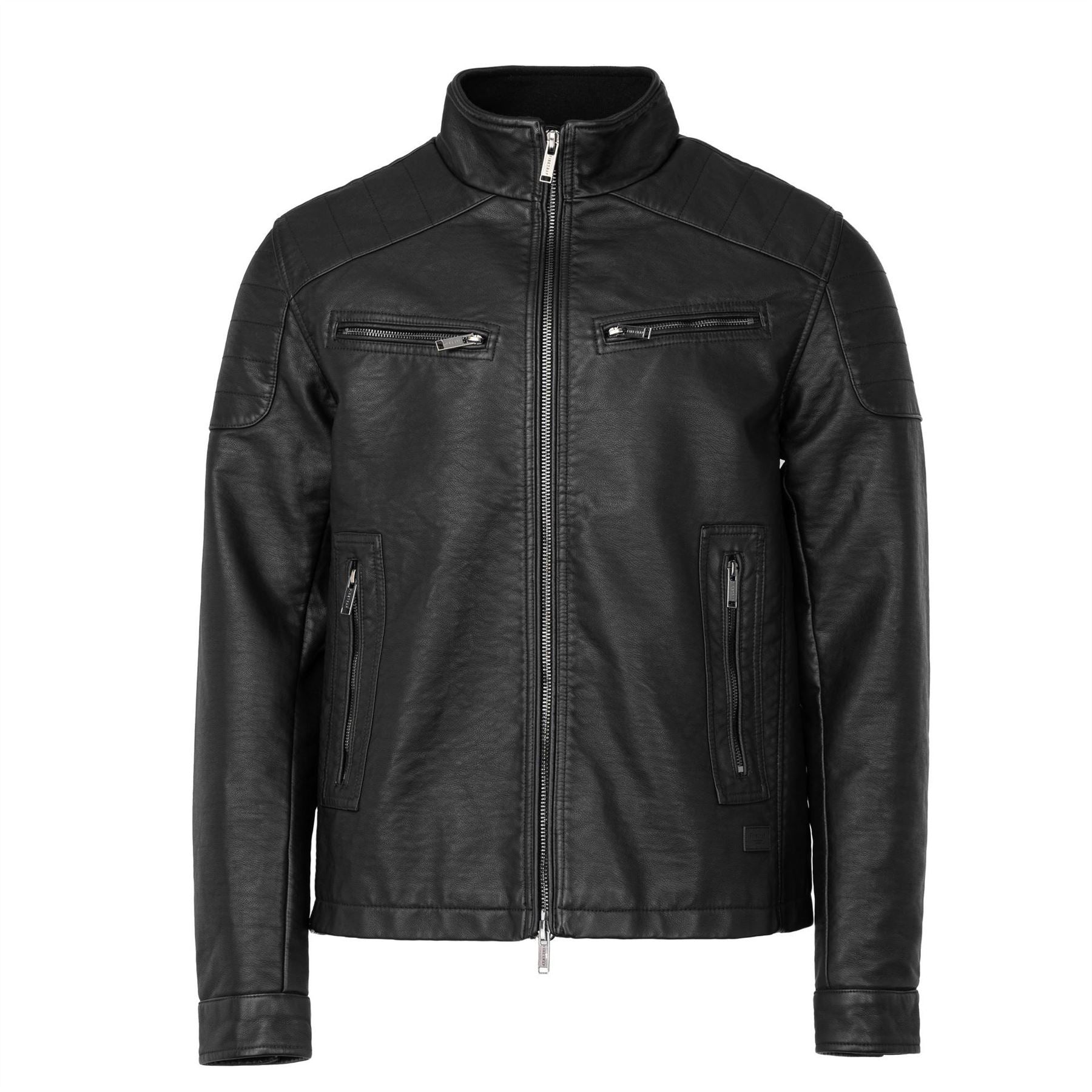 Firetrap  Long Sleeve Faux Leather Jacket
