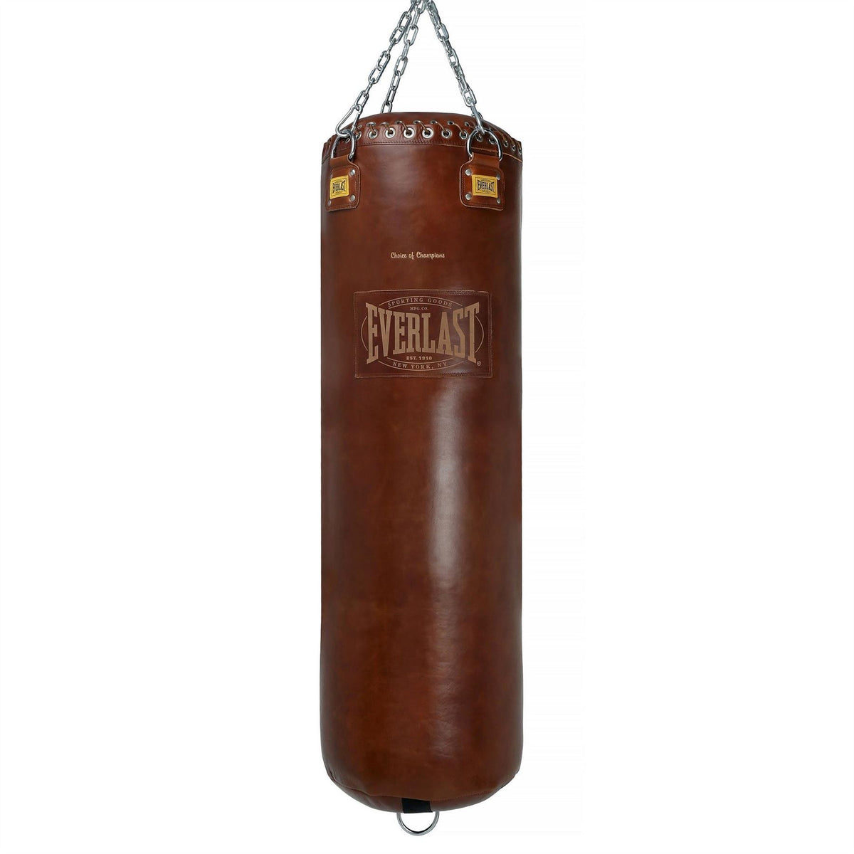 Everlast Pro Leather Heavy Punching Bag Vintage Brown 45kgs
