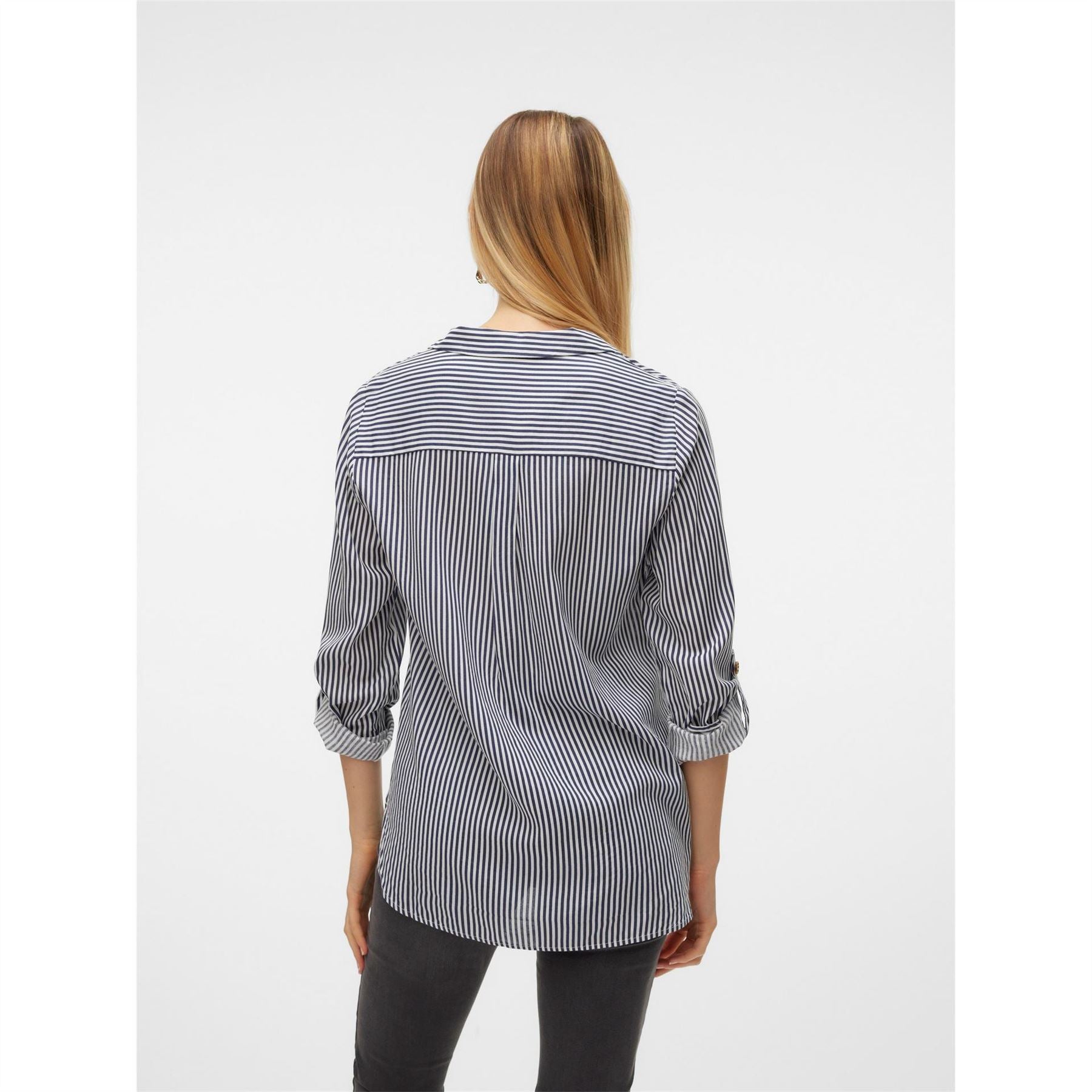 Vero Moda Bumpy Regular Fit V-Neck Long Sleeve Shirt