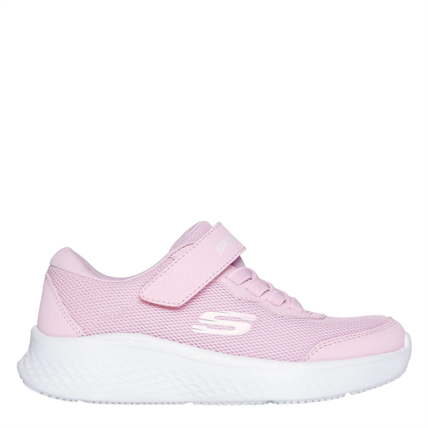 Skechers Gore And Strap Mesh Sneaker Low Top Trainers Girls