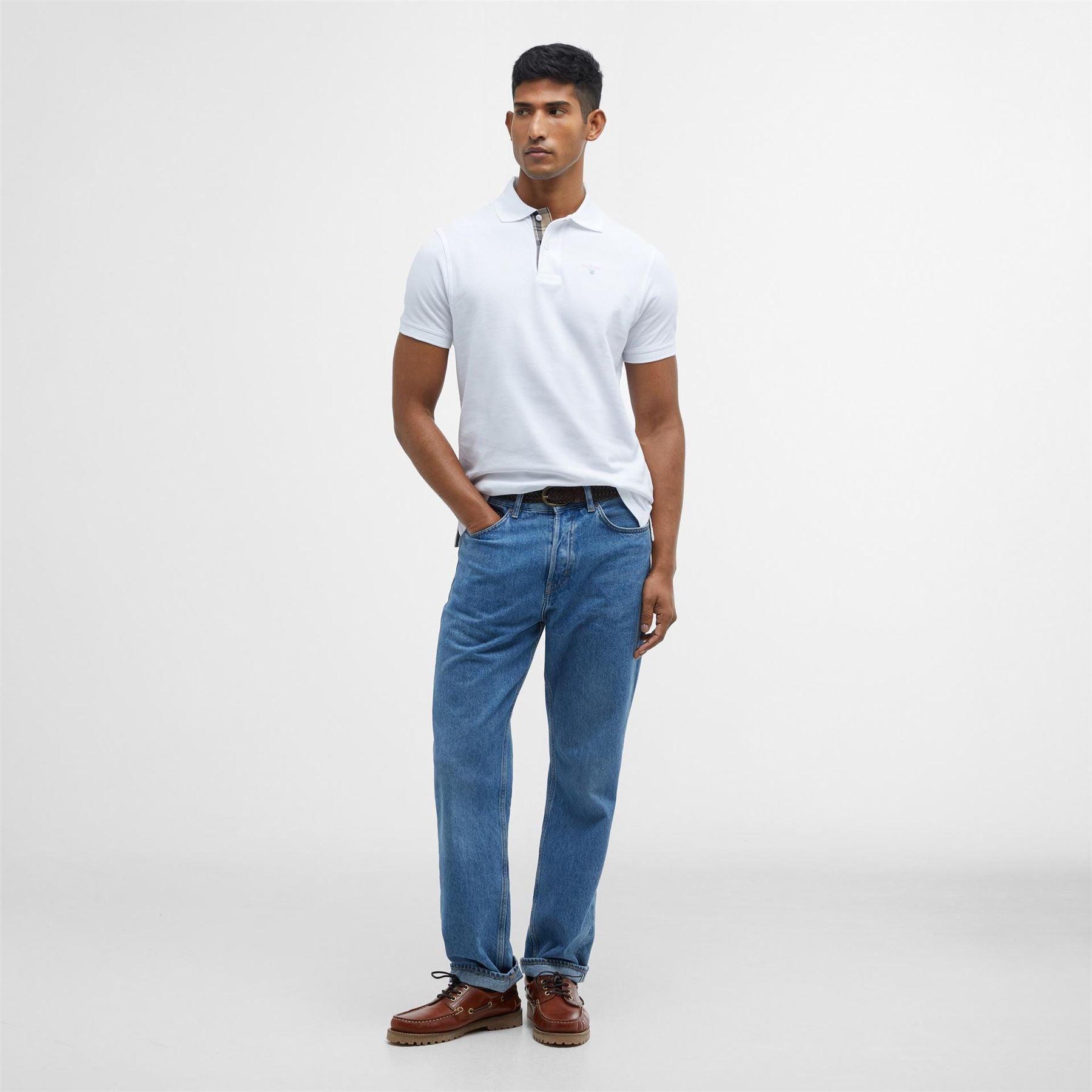 Barbour Tartan Pique Polo Shirt