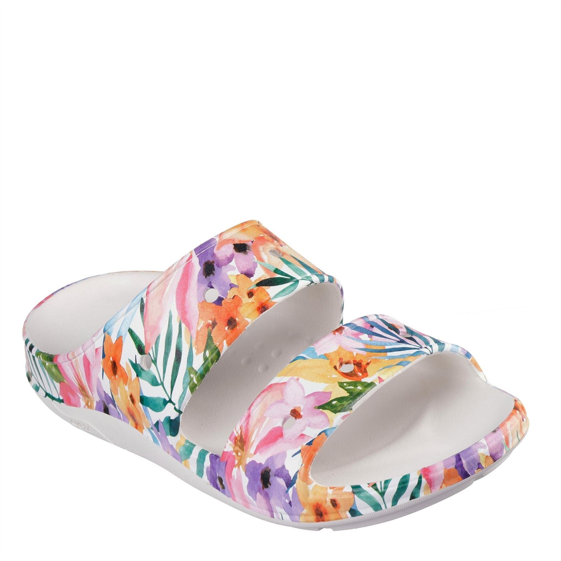 Skechers Archfitwave Closed Toe Leaf Print Shuv Sandals