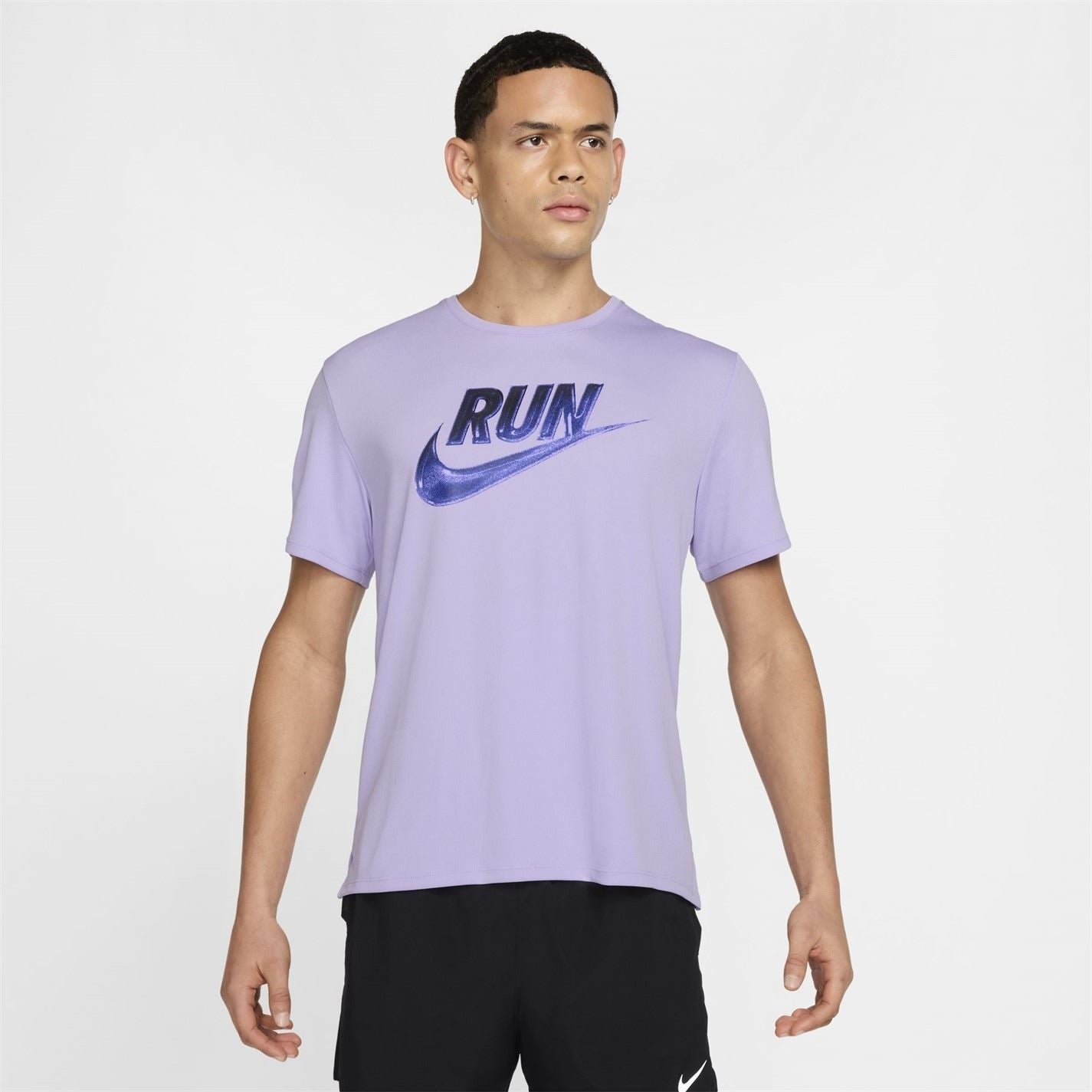 Nike Run Regular Fit Lettering Athletic Top