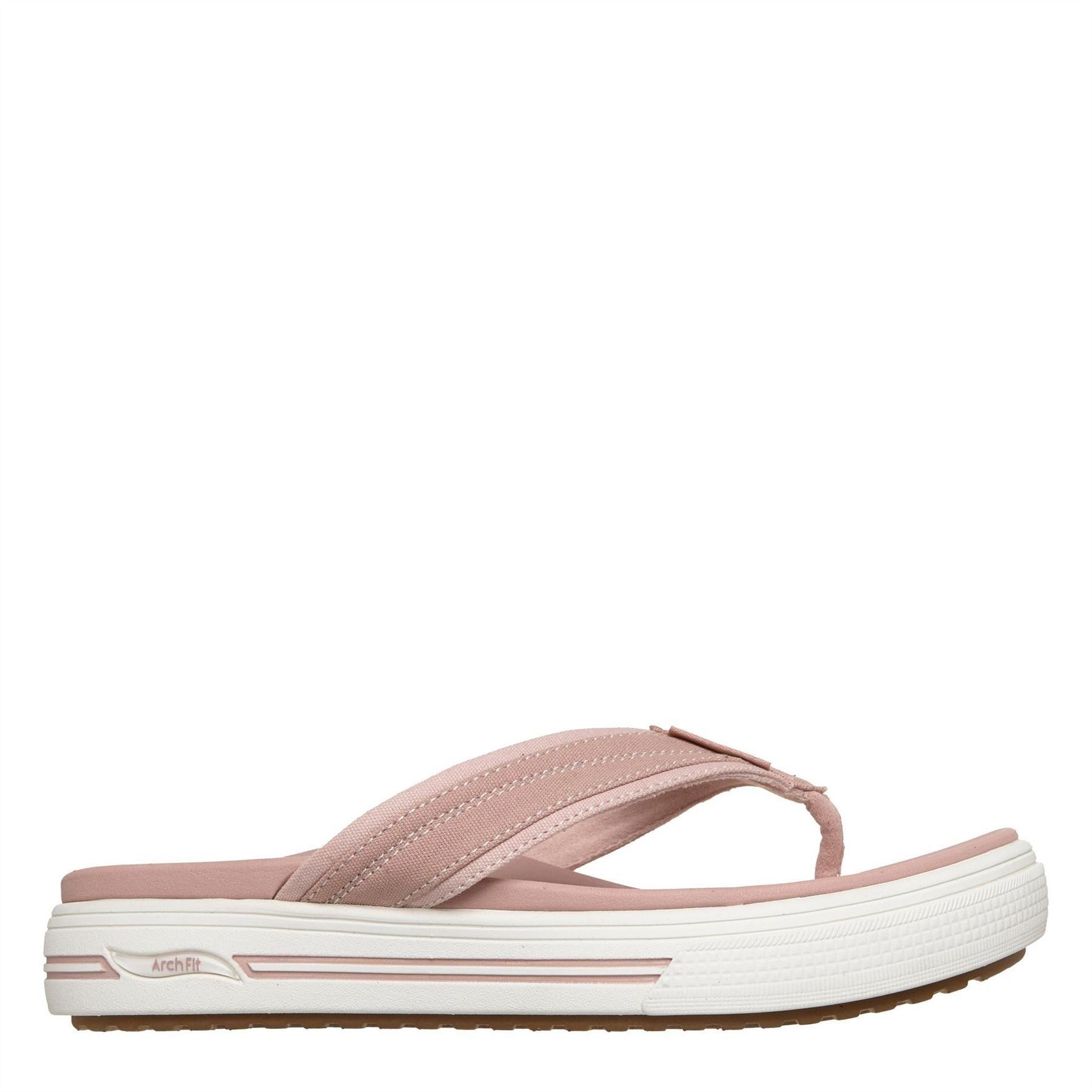 Skechers Arch Fit Arcade Canvasas Flat Sandal