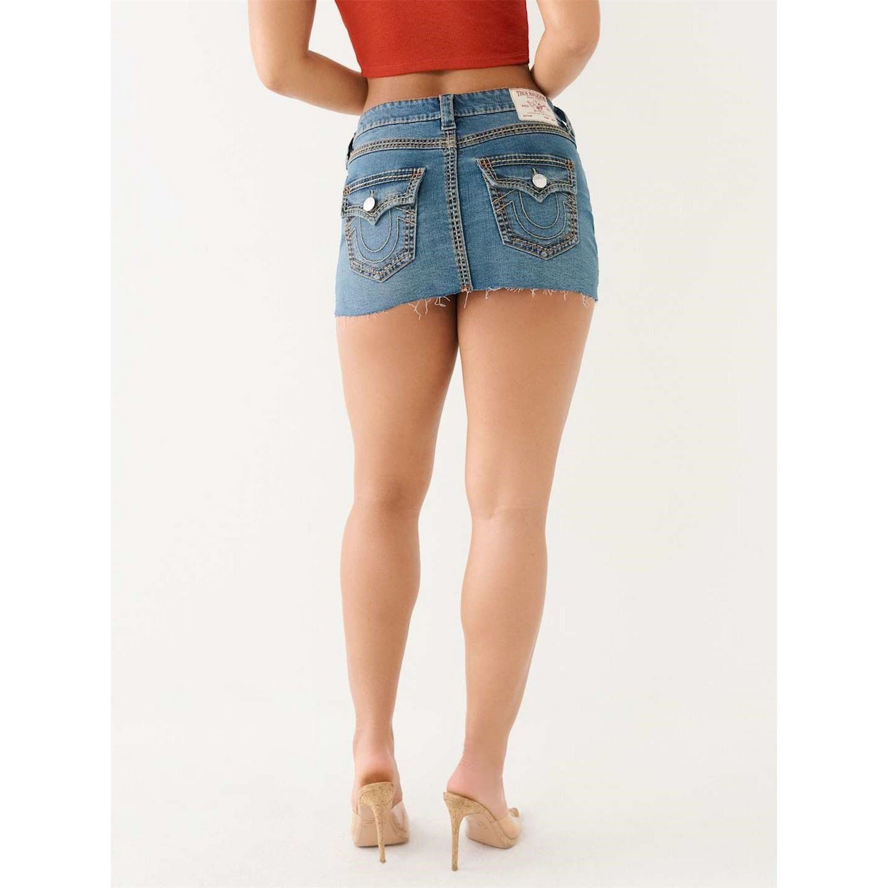True Religion Sadie Mini Denim Skirt