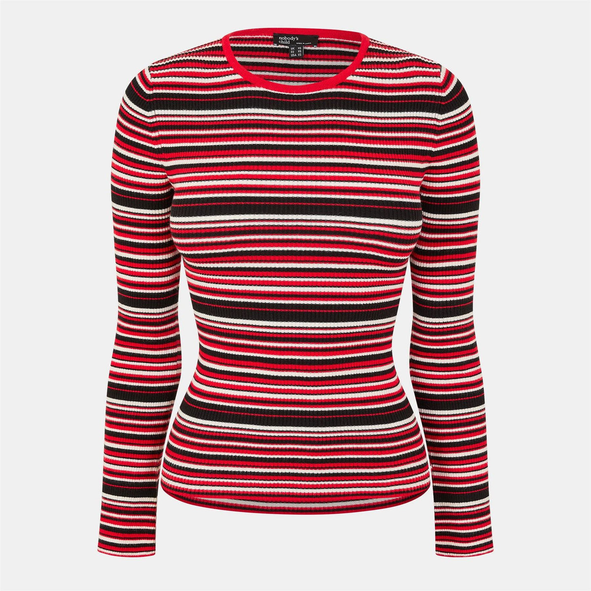 Nobodys Child Slim Fit Crew Neck Long Sleeve Sweater