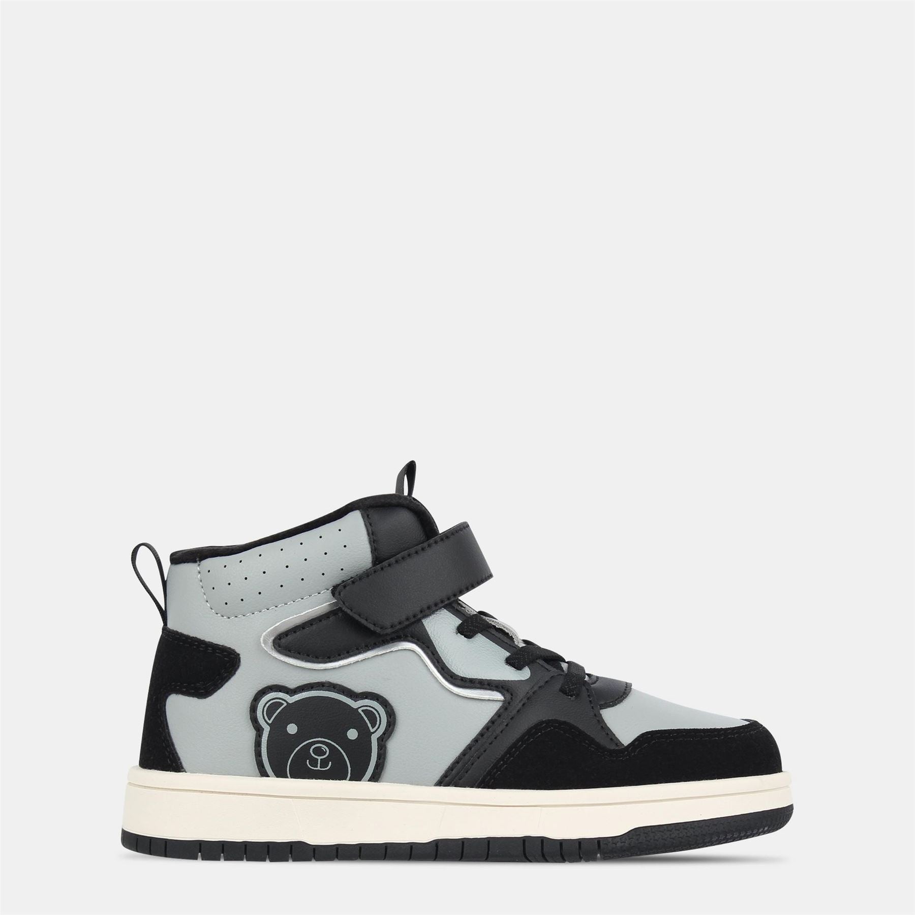Fabric Bear Hi Top Teddy Bear Print Sneakers