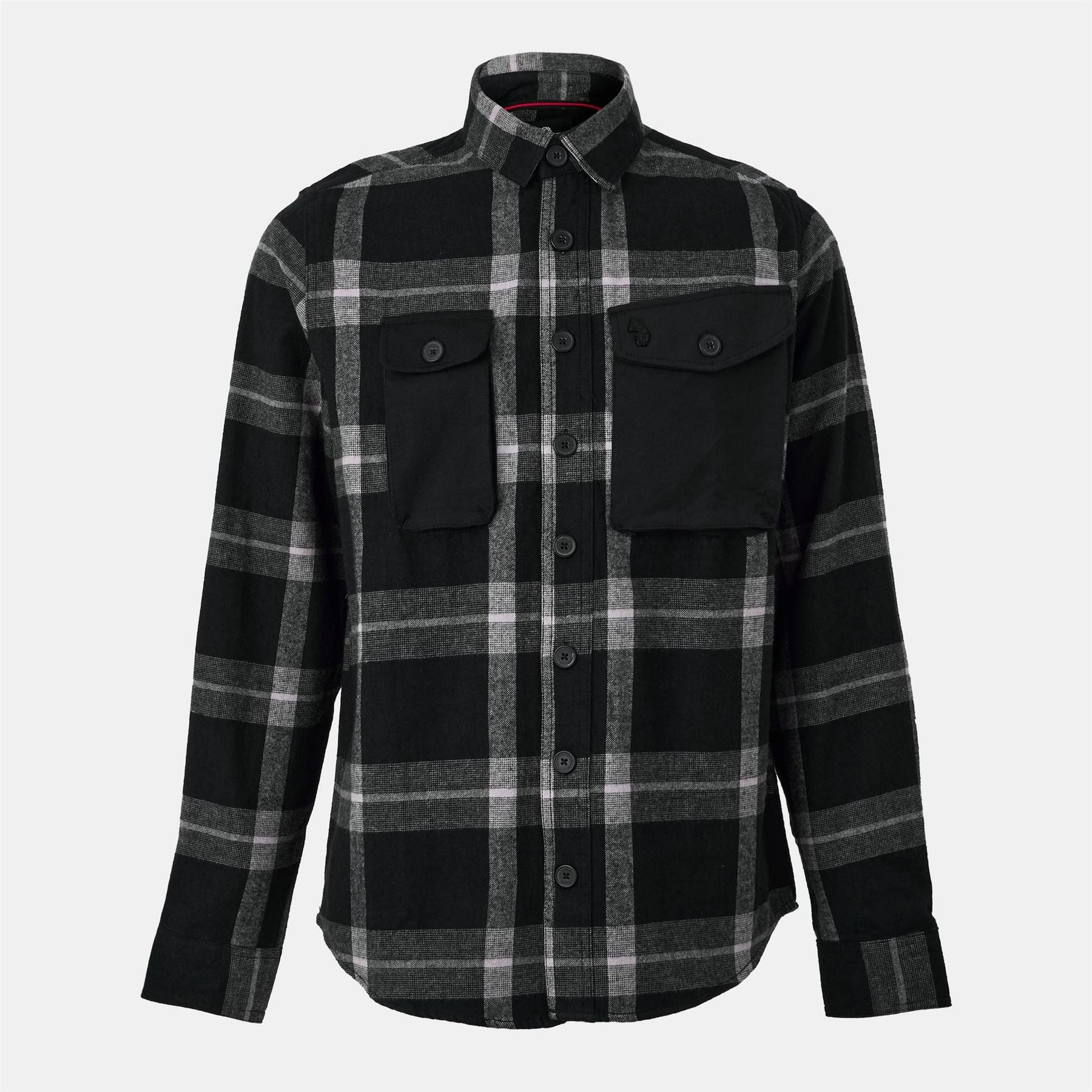 Luke Johnny Mase 2 Plaid Snap Button Overshirt with Chest Pocket