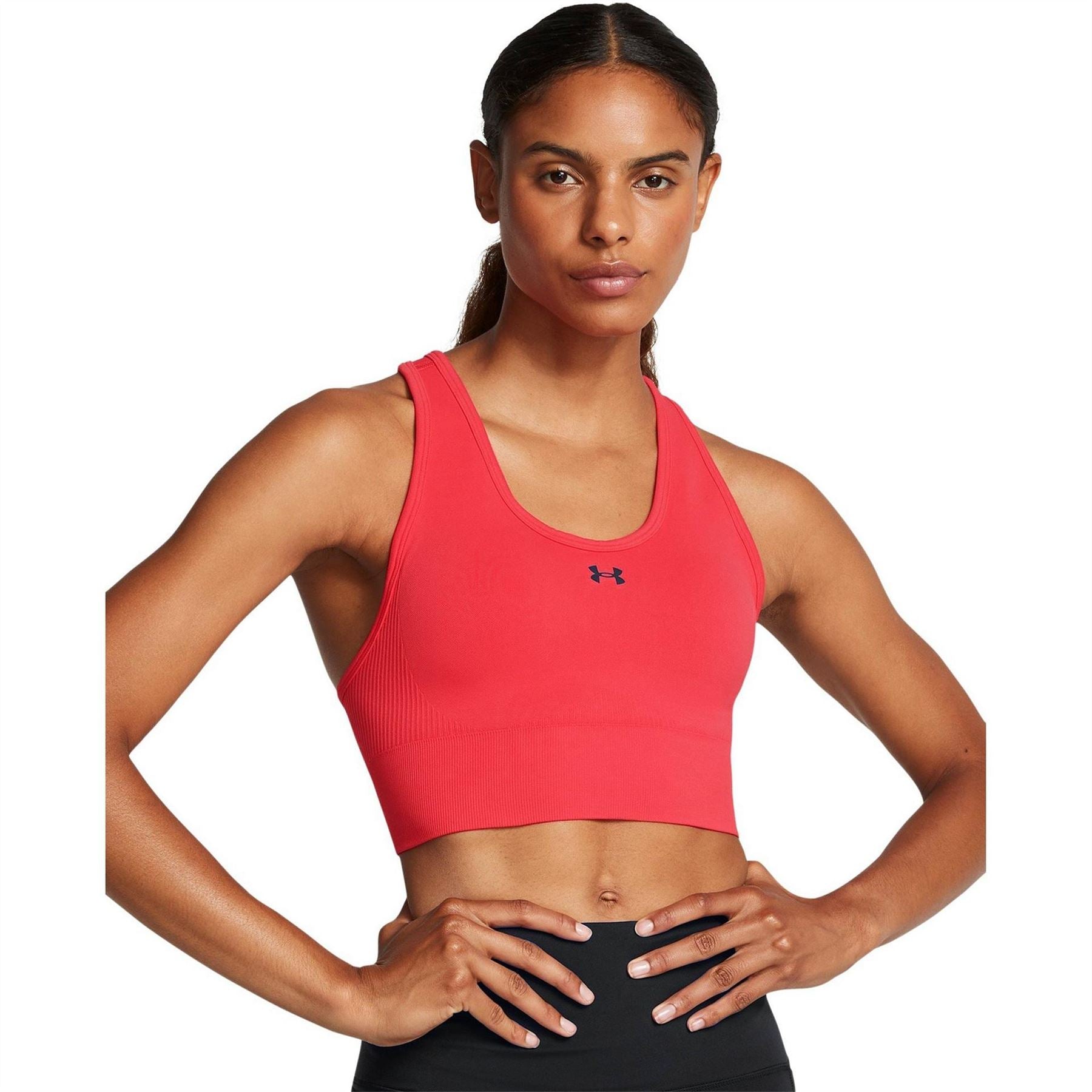 Under Armour Womens Armour Vanish Seamless Mid Bra Medium Impact Sports