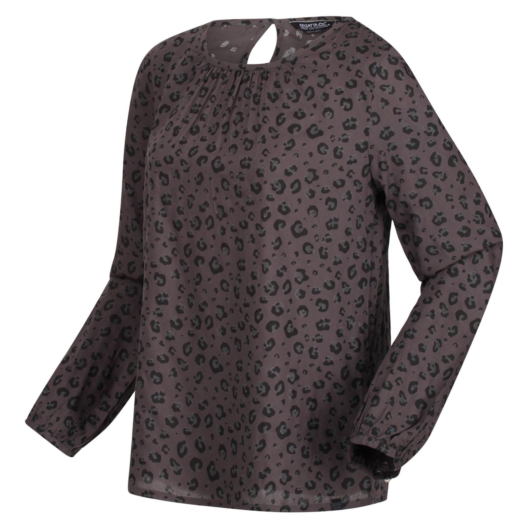 Regatta Keyhole Neck Long Sleeve Blouse