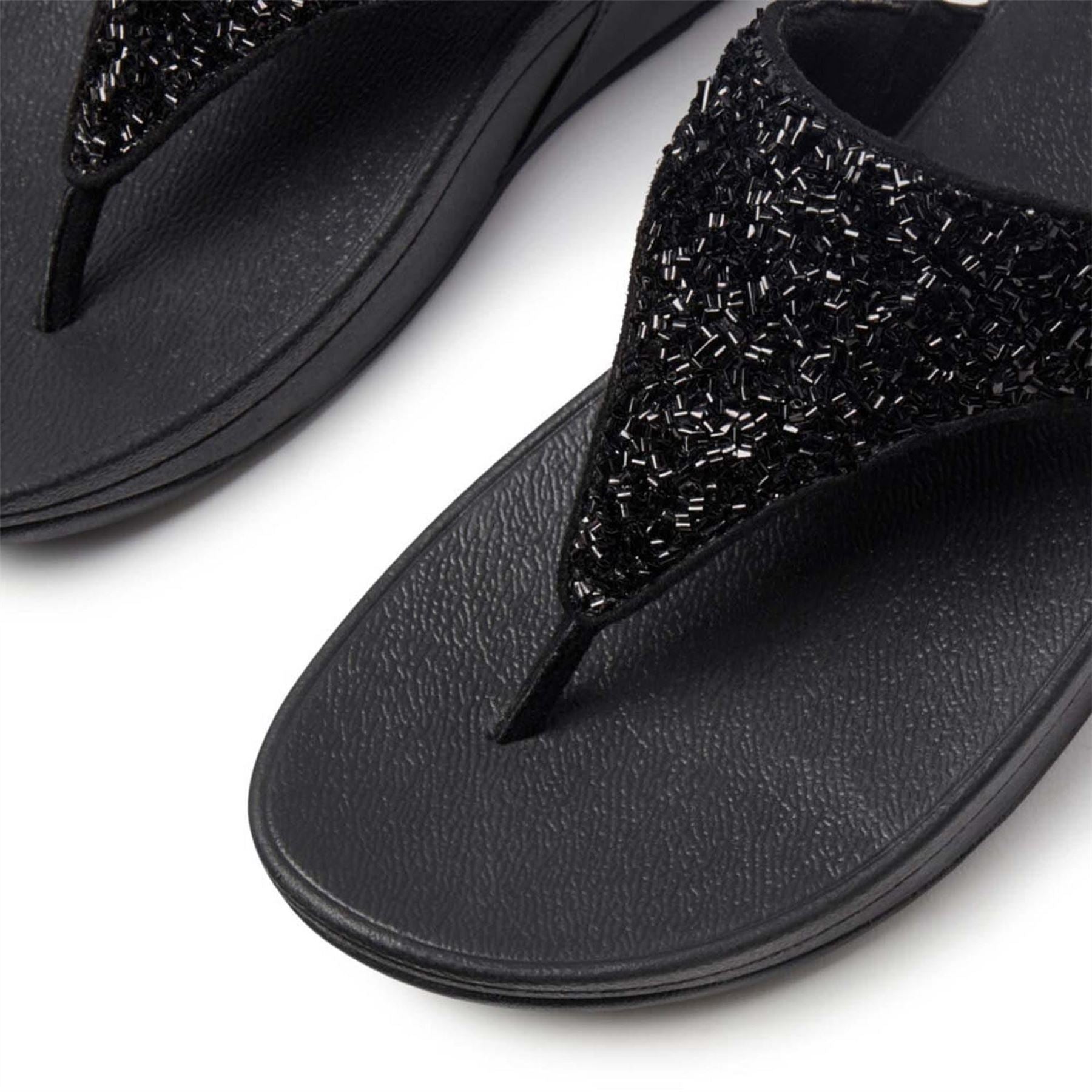 Fitflop Lulu Summerfoil Toe Thong Sandals